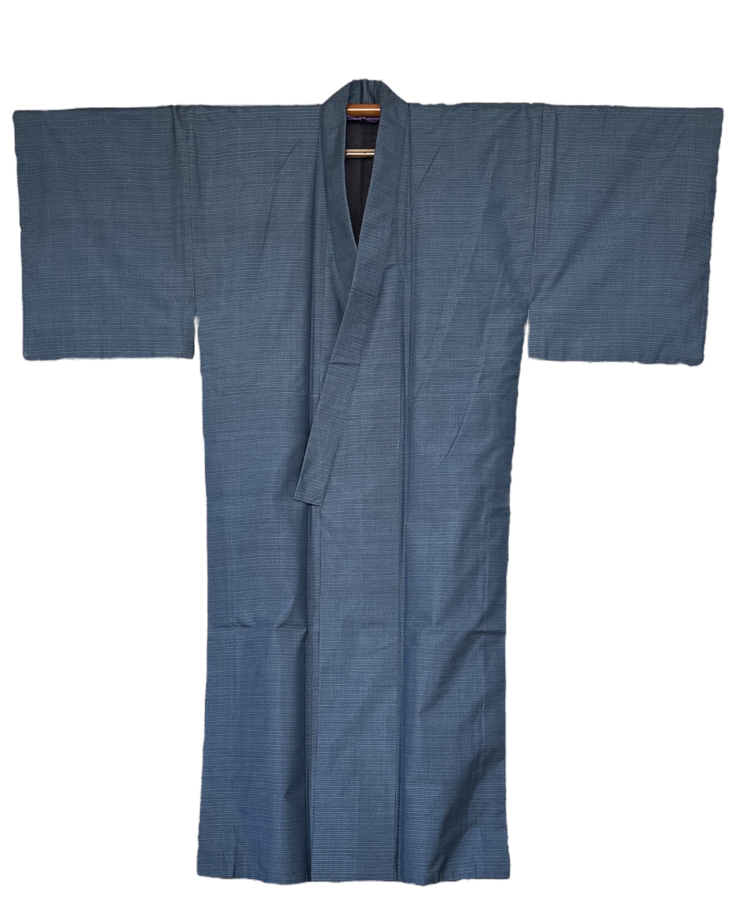 Navy Ōshima Tsumugi Kimono