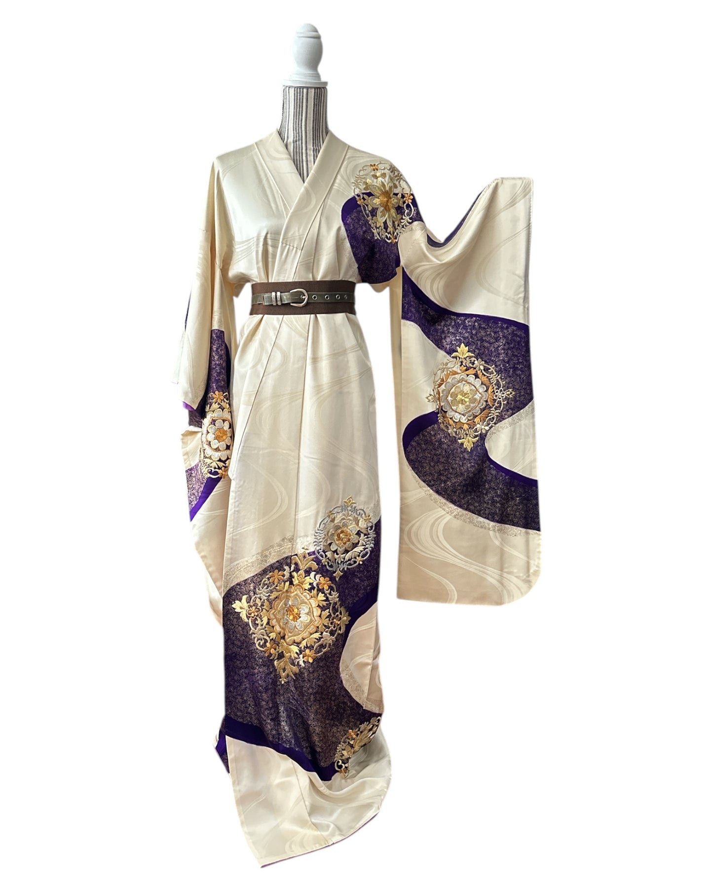 Purple River Furisode