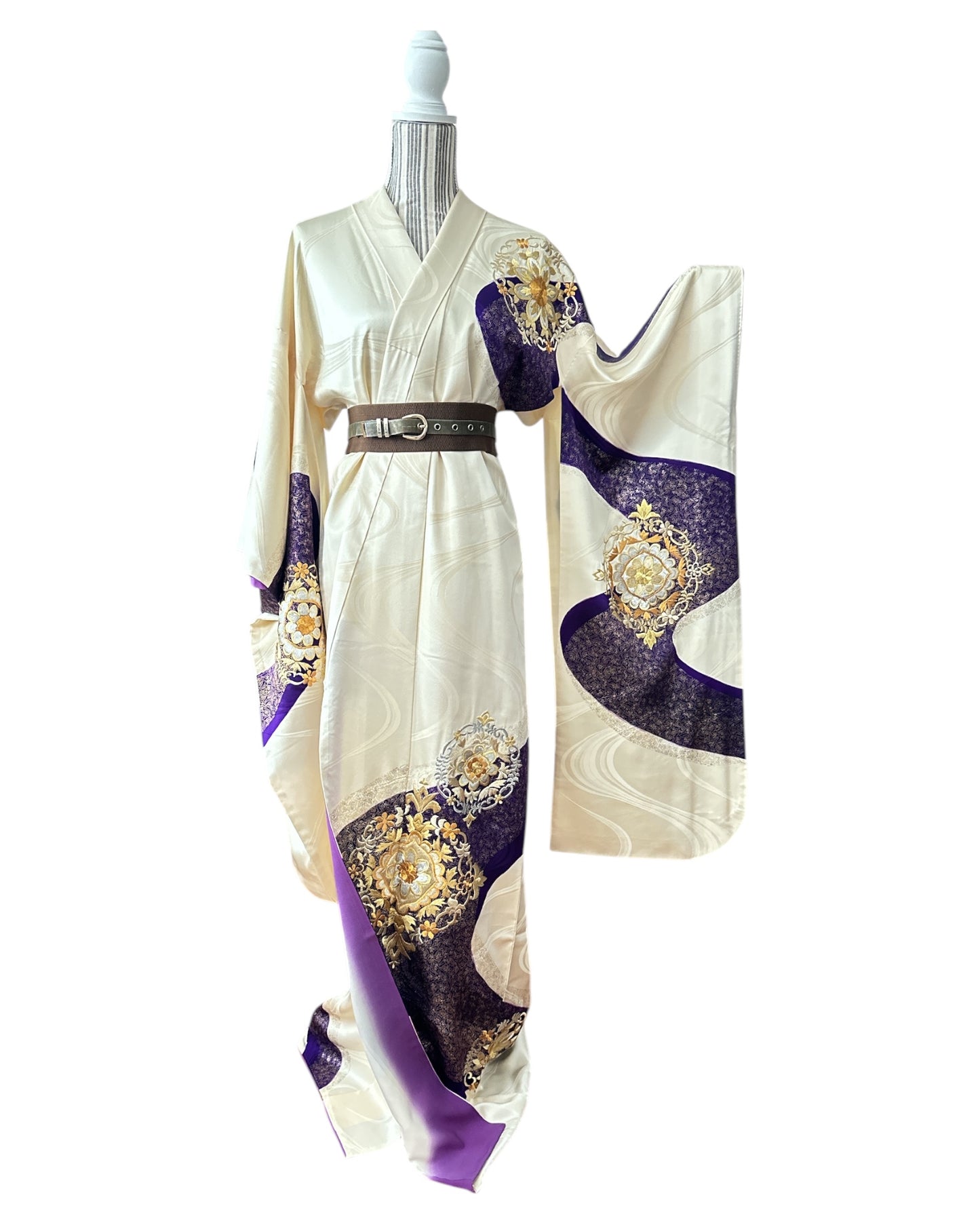 Purple River Furisode