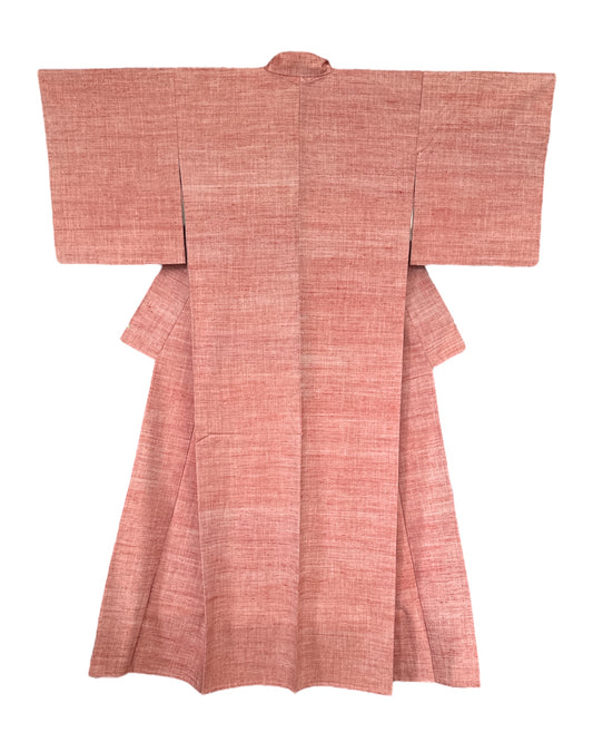 Reddish Elegance Hitoe Kimono