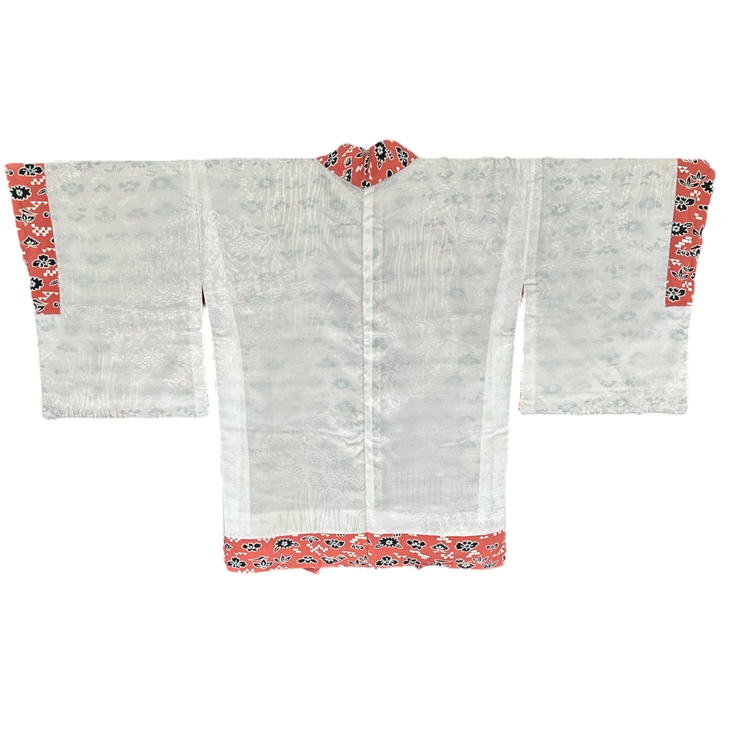 Vibrant Somon Floral Haori