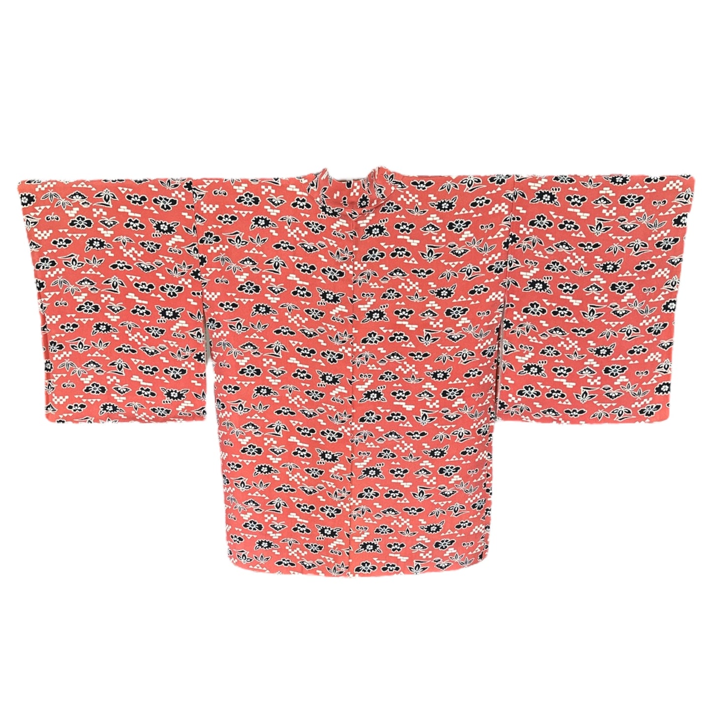 Vibrant Somon Floral Haori