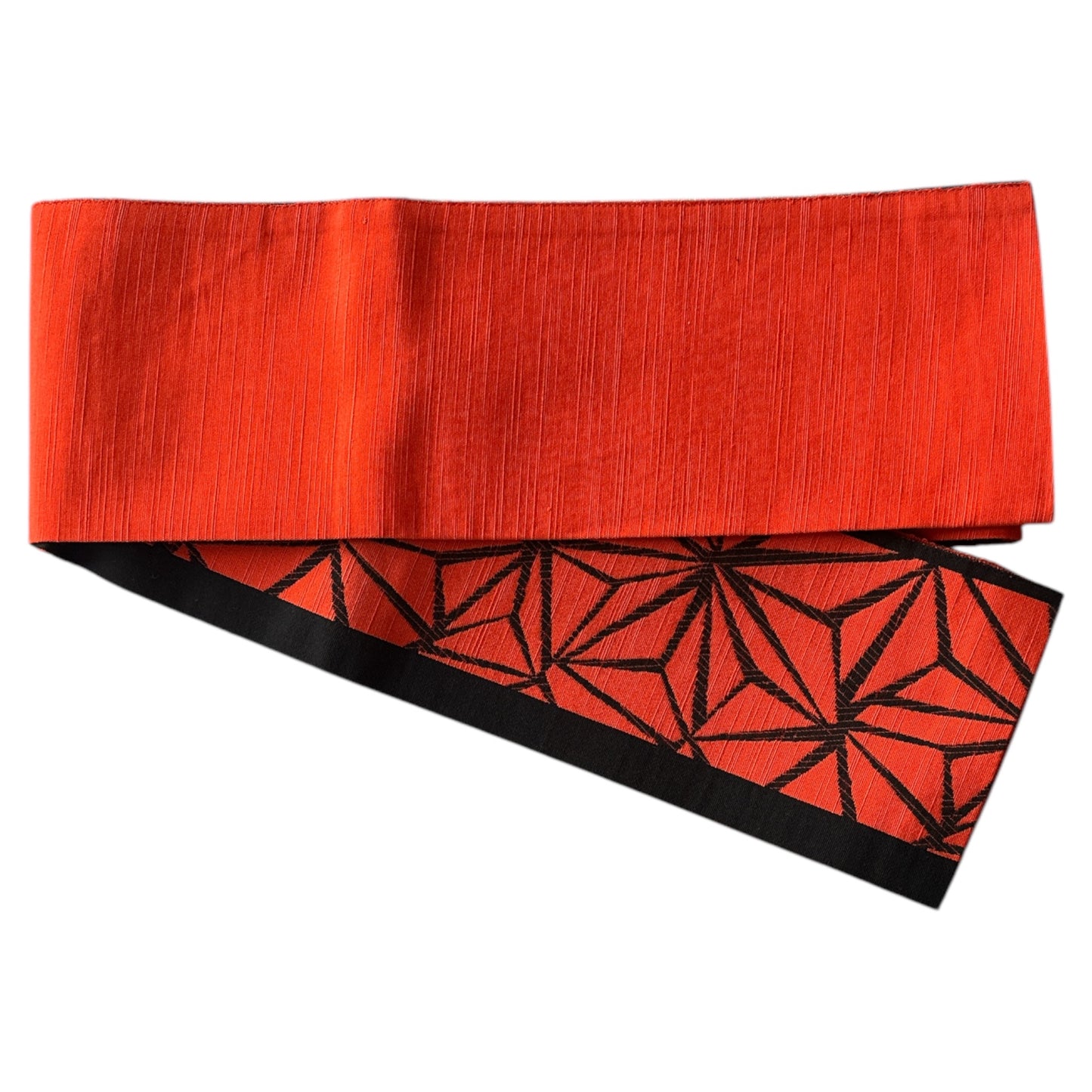 Black & Orange Hanhaba Obi