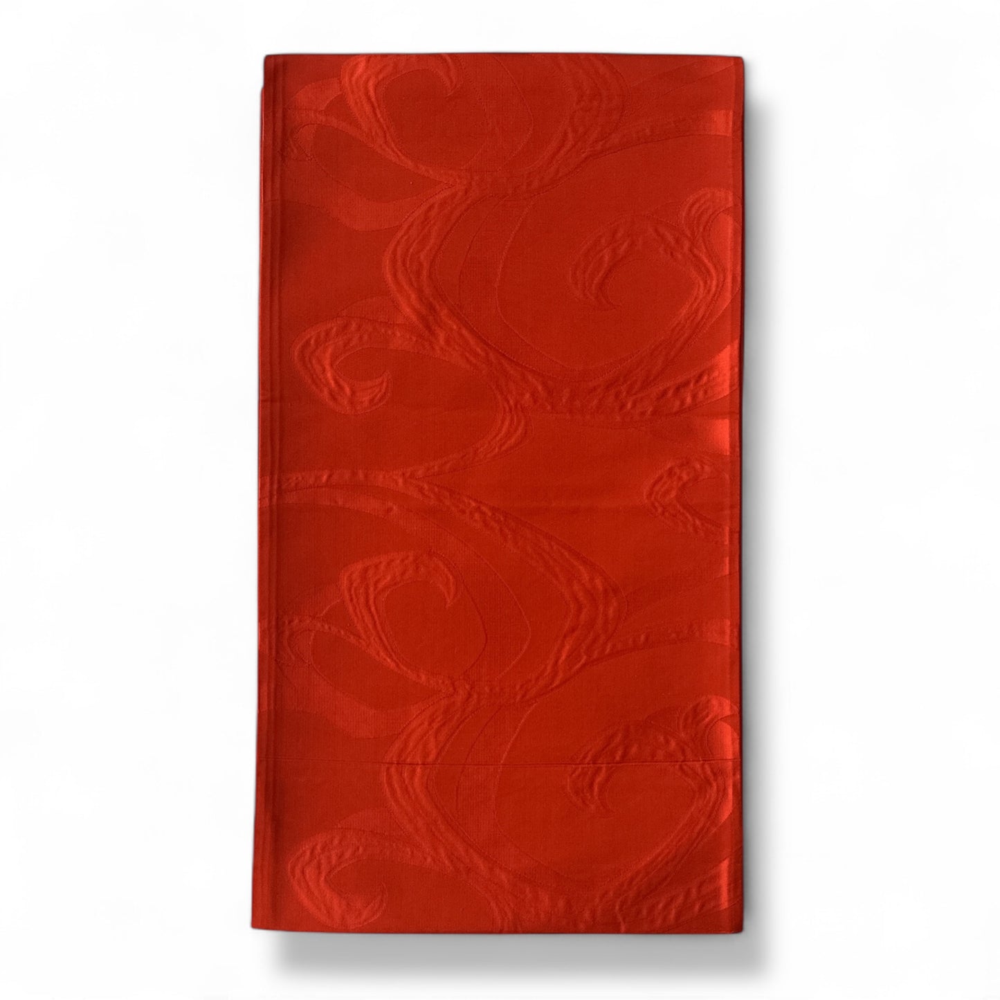 Radiant Red Waves Fukuro Obi