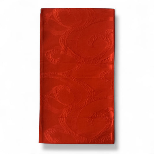 Radiant Red Waves Fukuro Obi