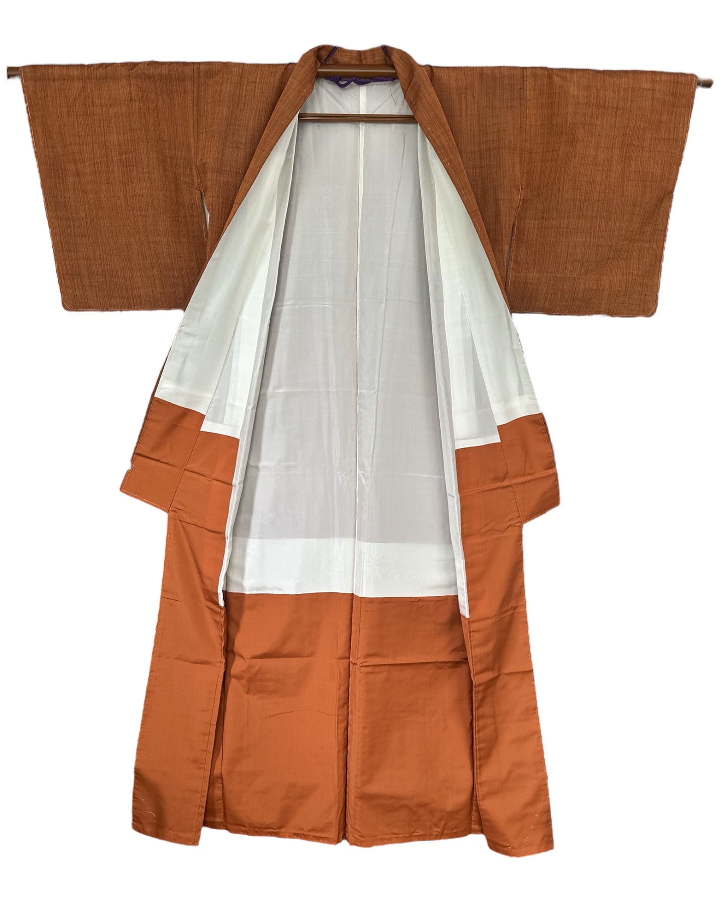 Rust Harmony Tsumugi Kimono