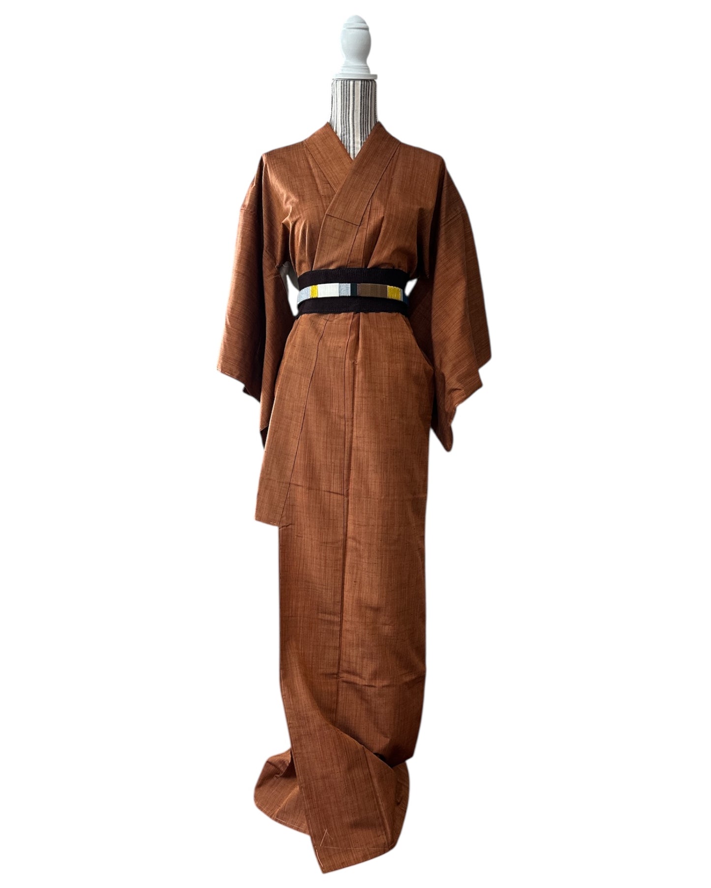 Rust Harmony Tsumugi Kimono