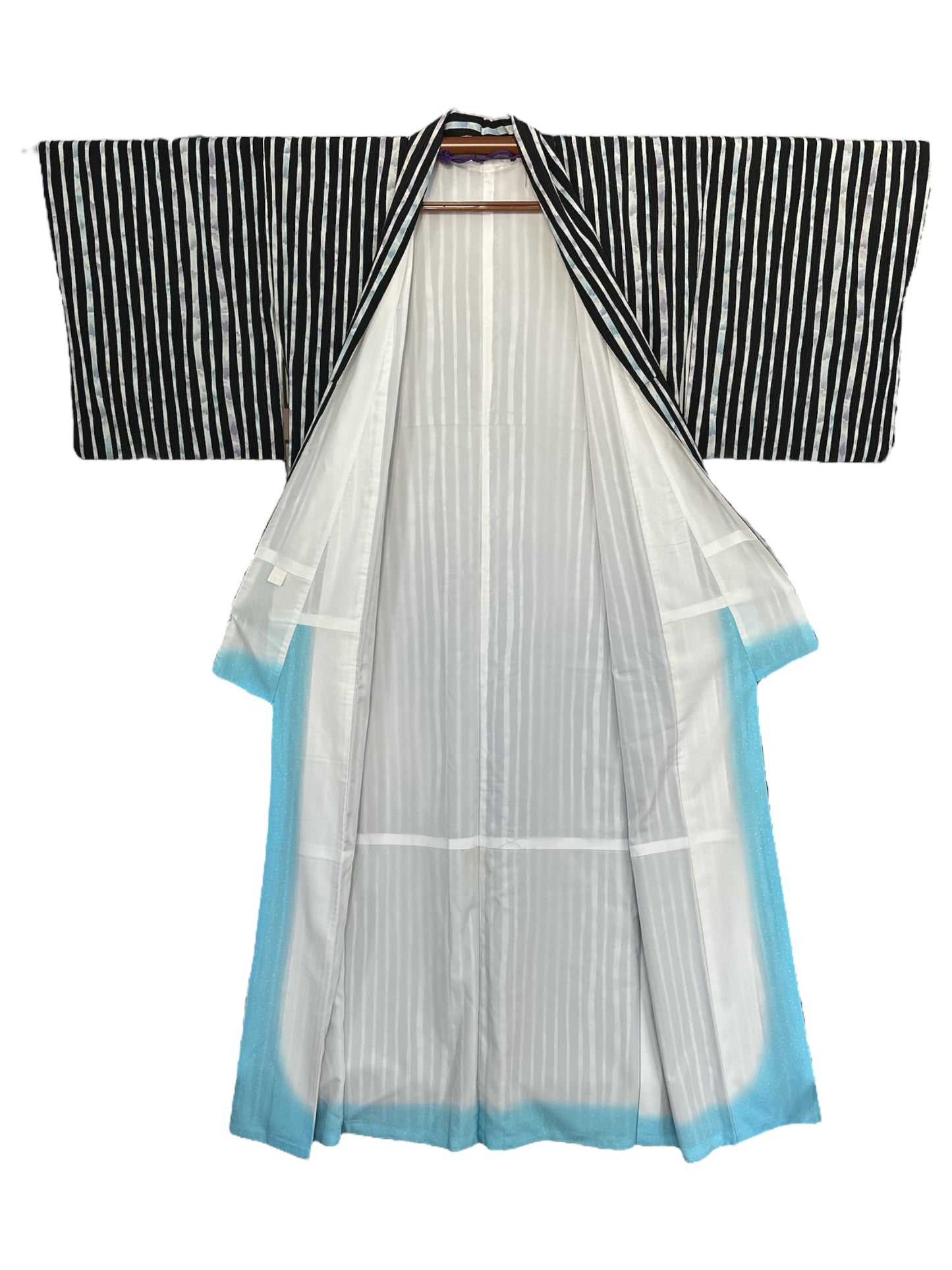 Kimono șic cu dungi verticale