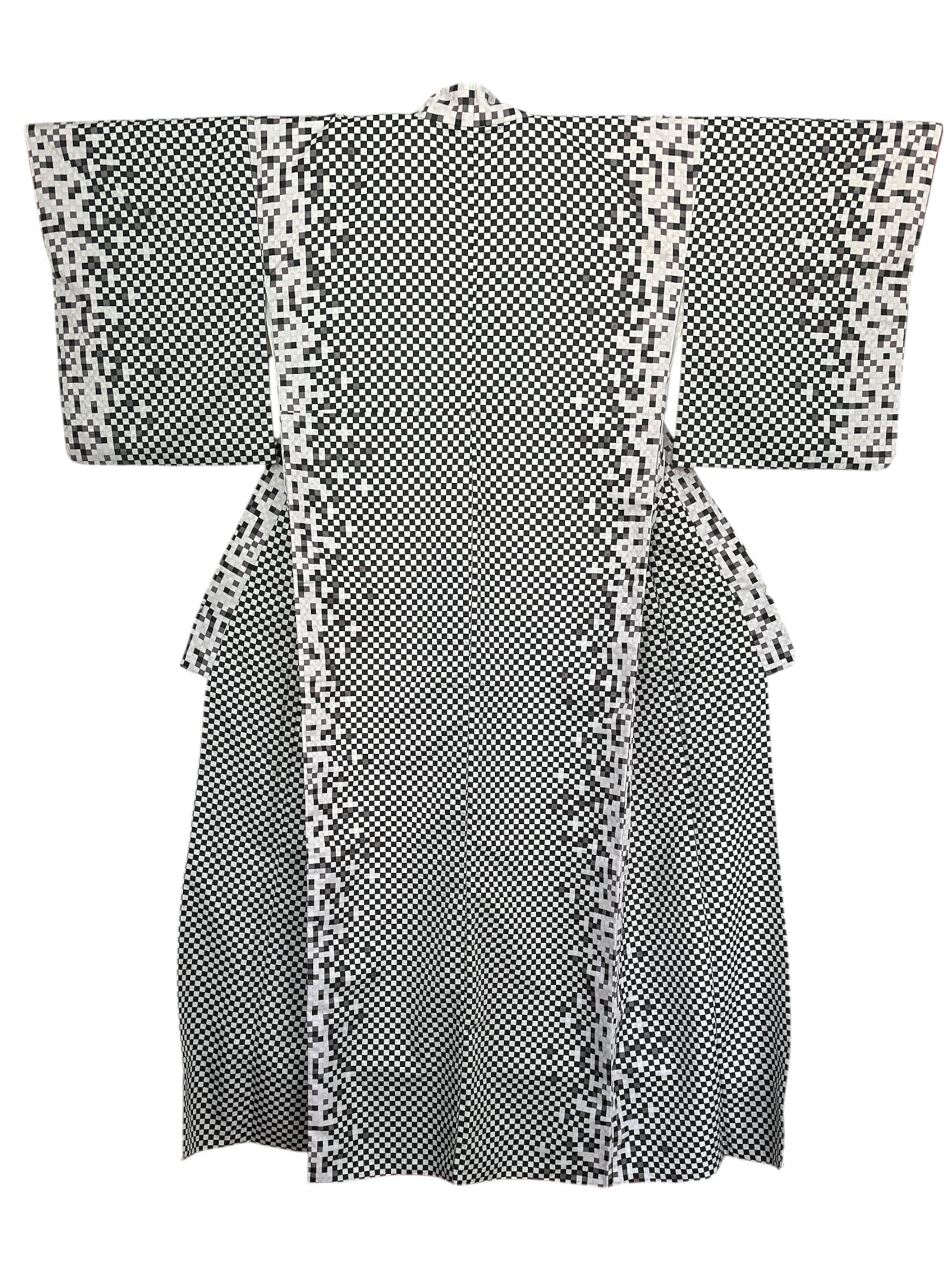 Yksivärinen kauneusruudullinen kimono