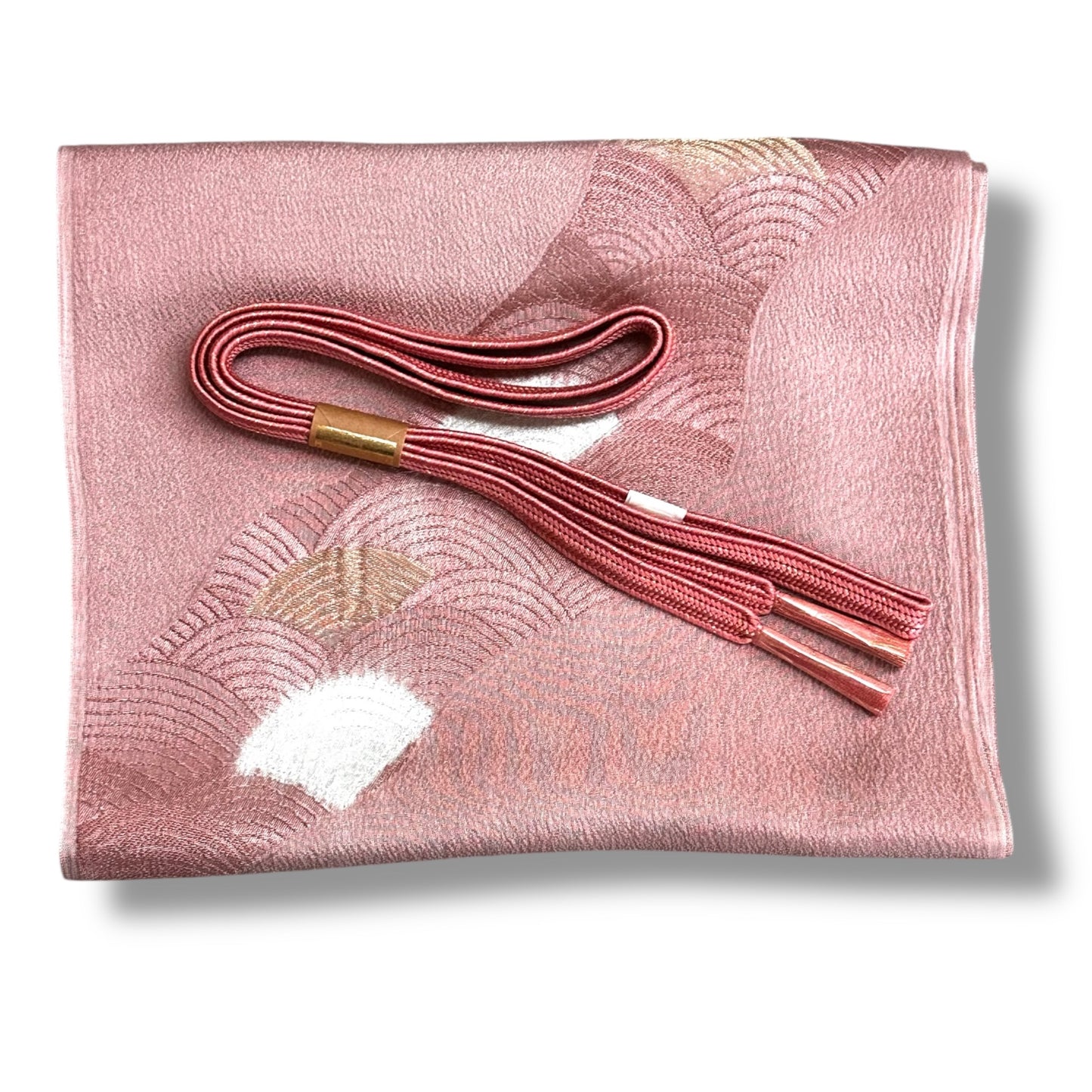 Seigaiha Rose -Obiage ja Obijime Set