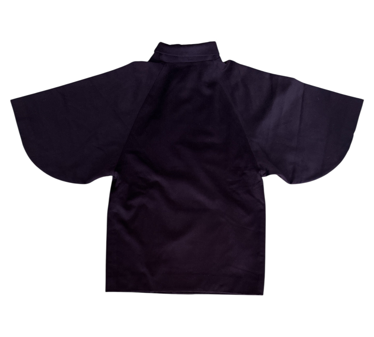 Plum Wool-Cashmere Kimono Jacket