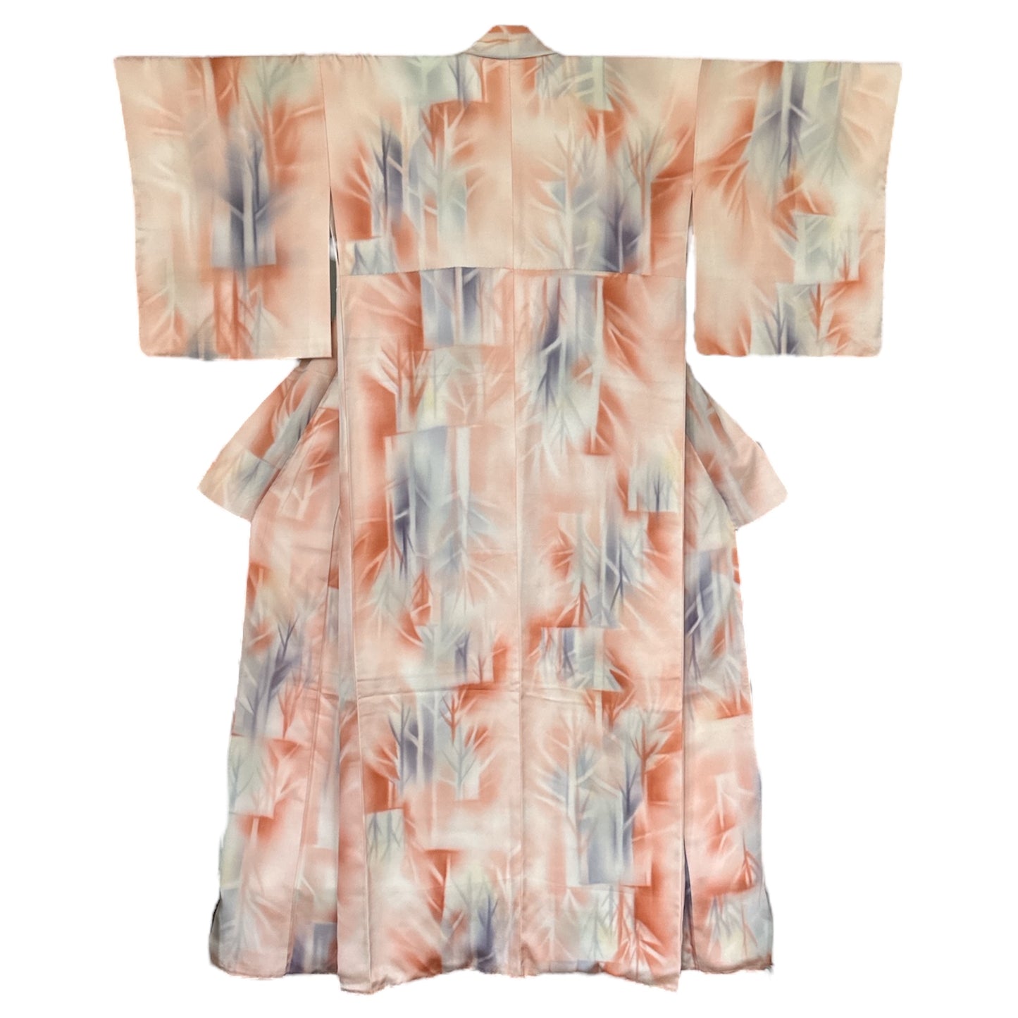 Vintage-pastellivärinen bambukimono
