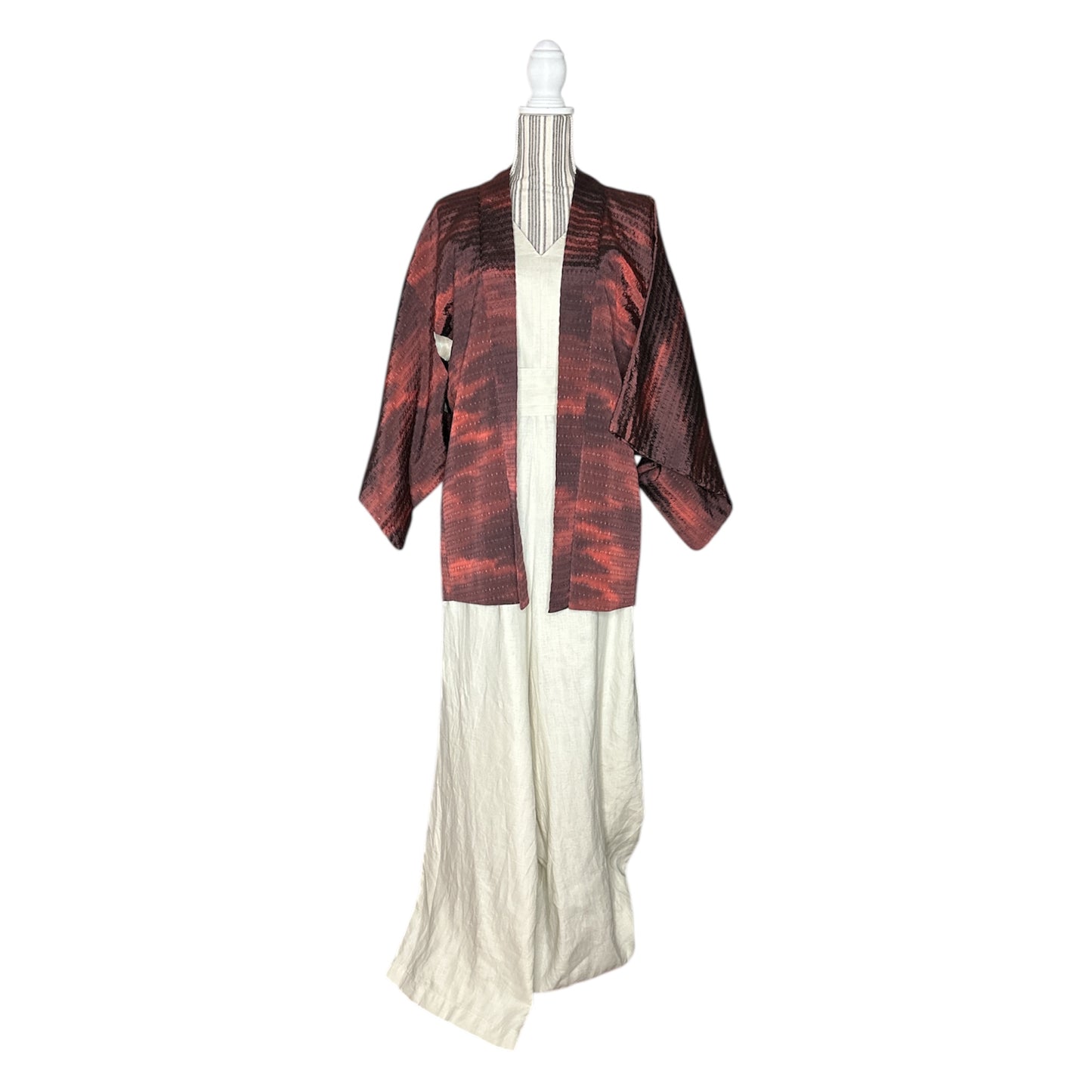 Brown–Red Ikat Haori