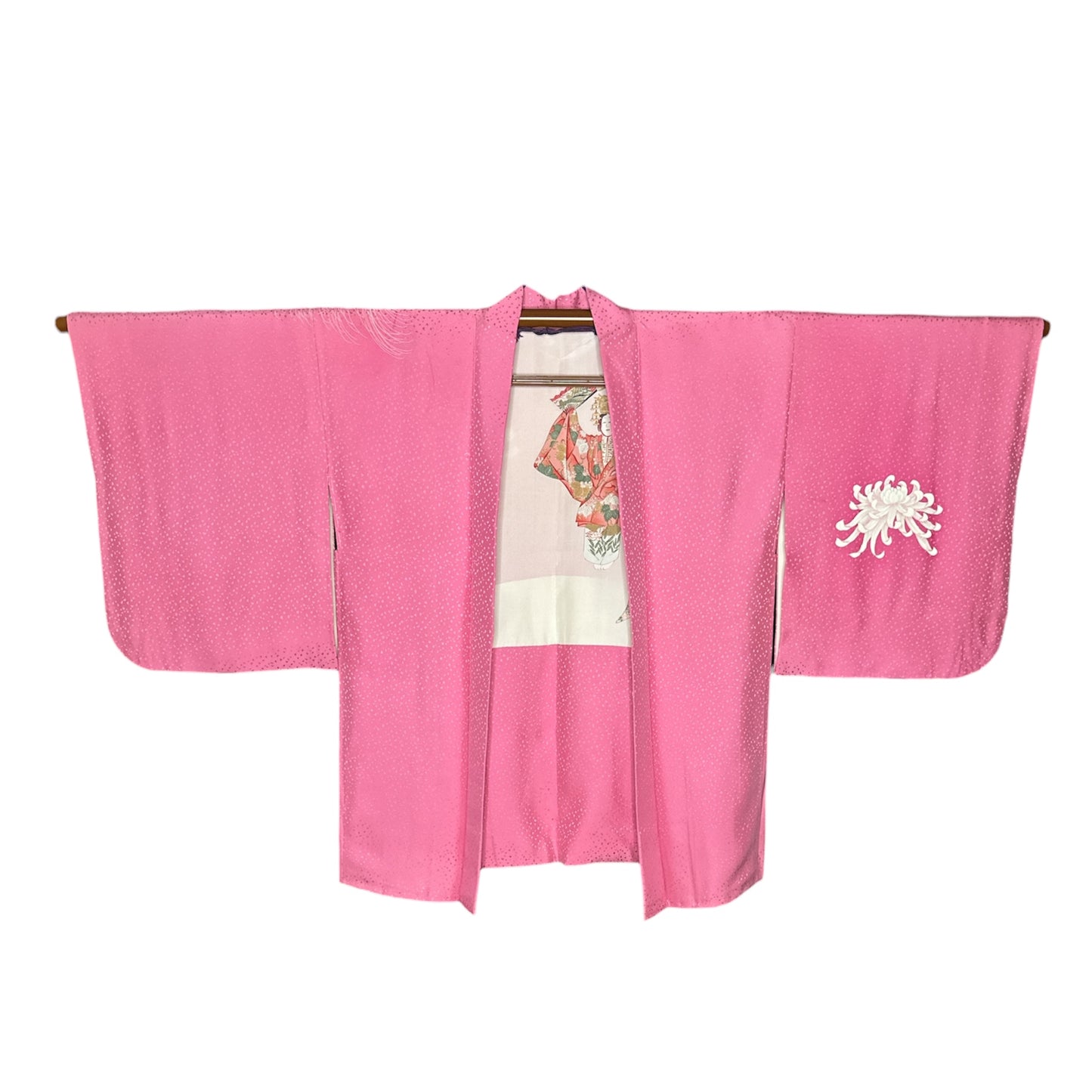 Chrysanthemum & Noh Pink Haori