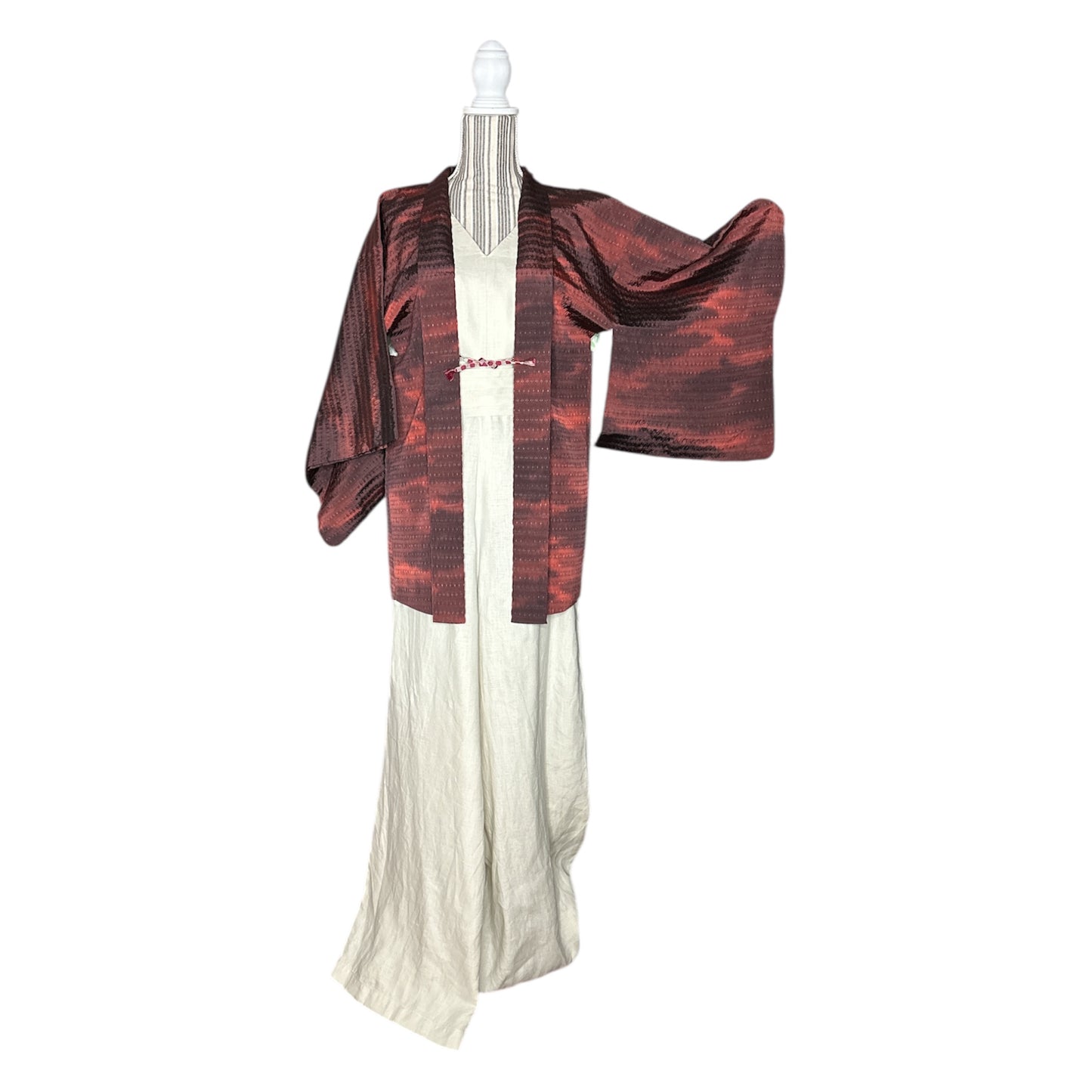 Brown–Red Ikat Haori