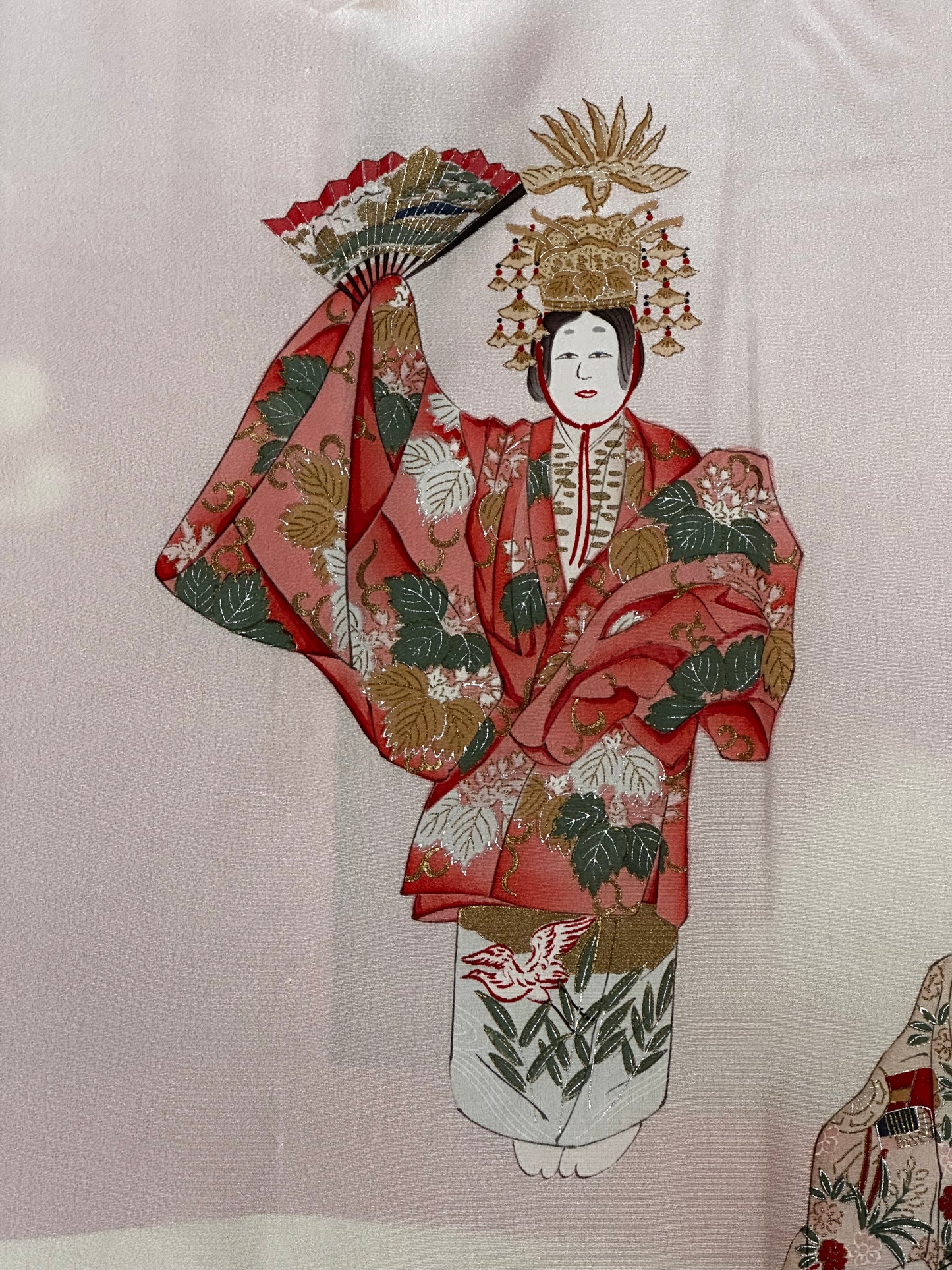 Chrysanthemum & Noh Pink Haori