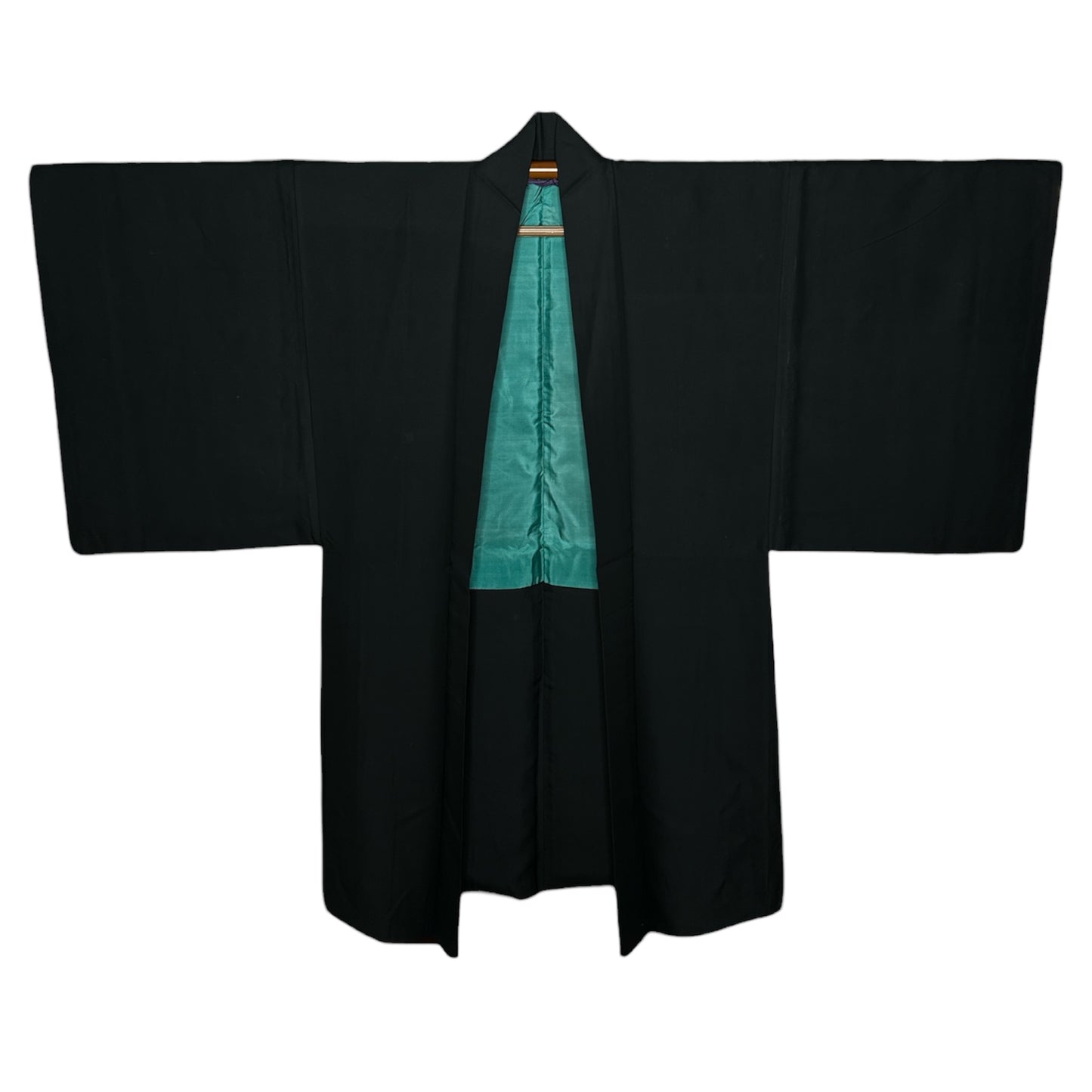 Black Formal Haori – Mitsudomoe Mon