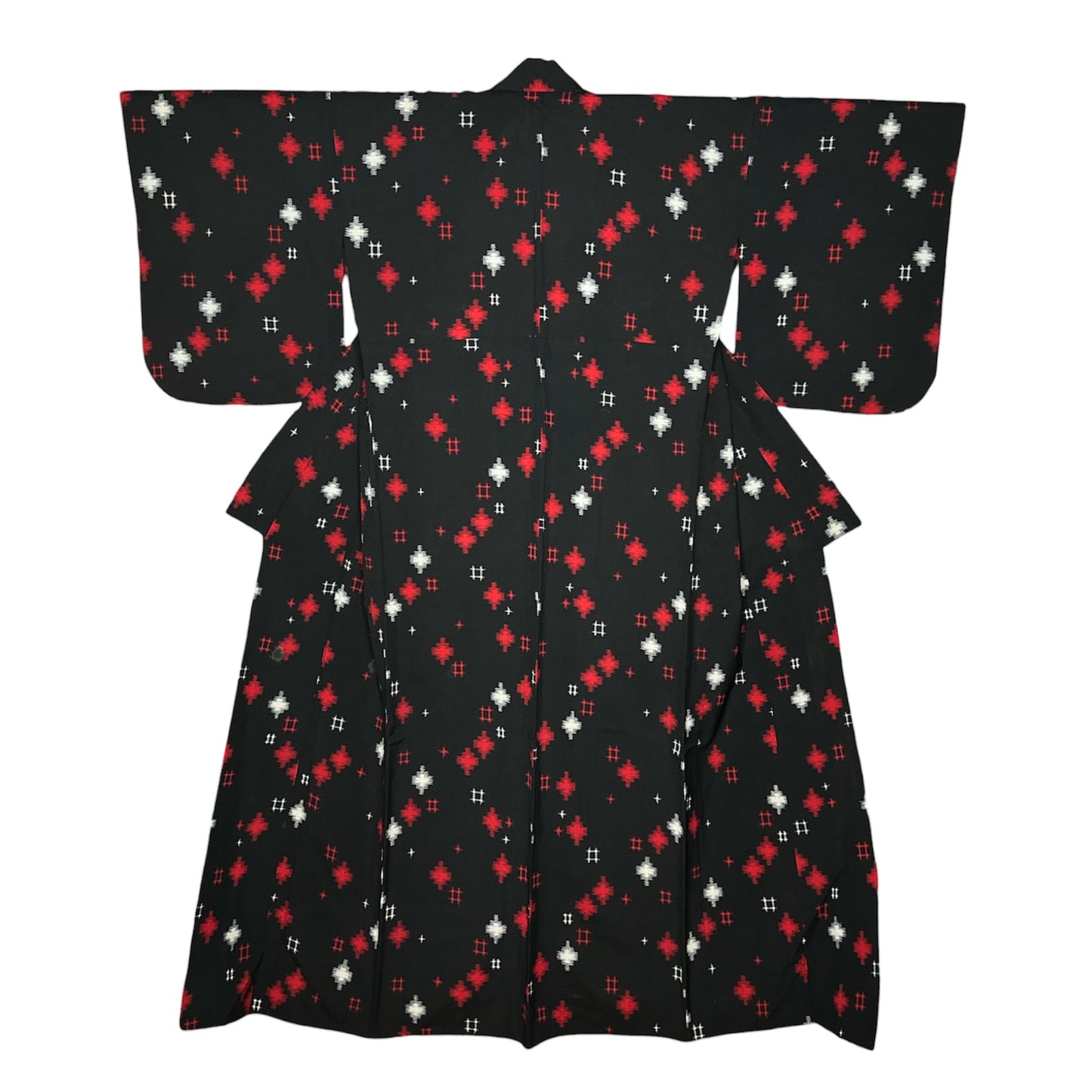 Kasuri Cross Vintage Haori & Kimono Set