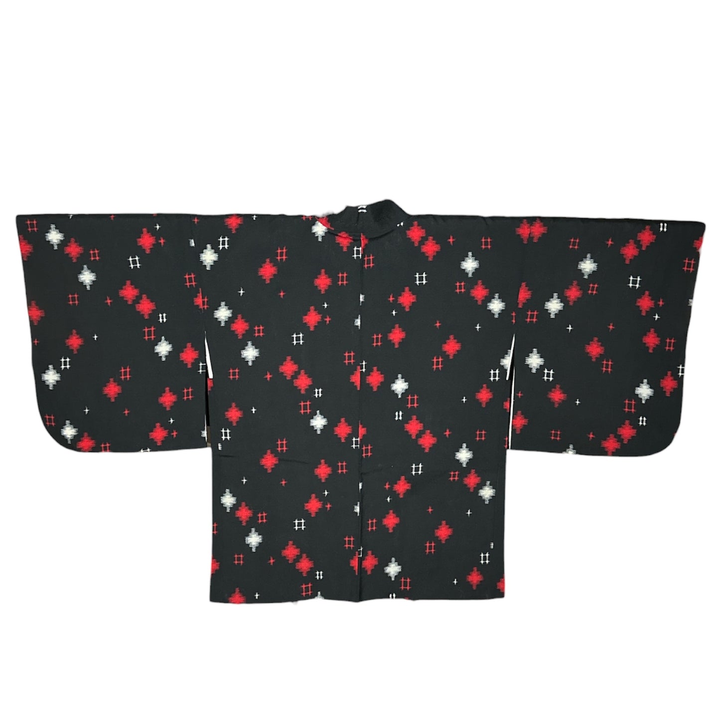 Kasuri Cross Vintage Haori & Kimono Set