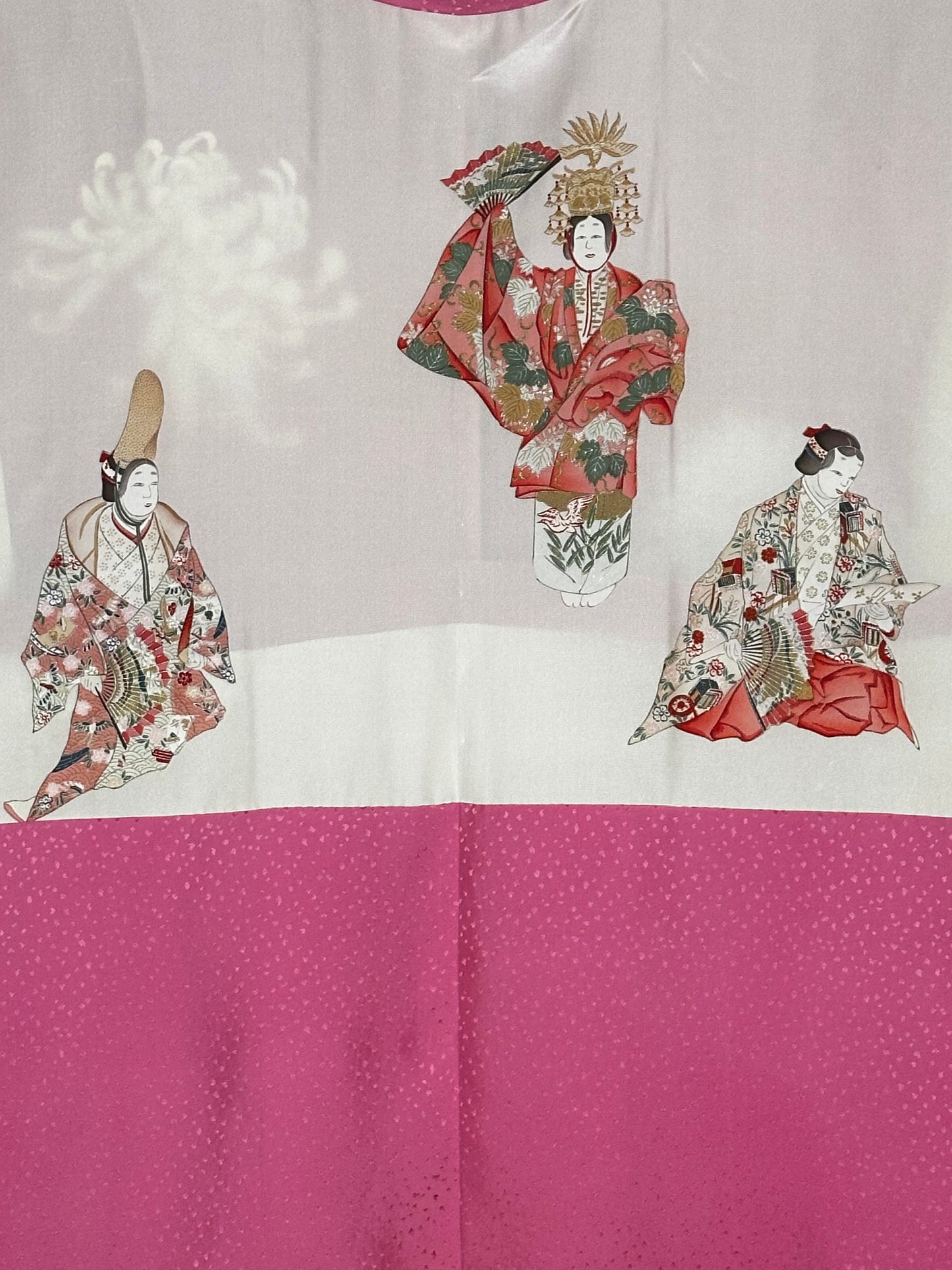 Chrysanthemum & Noh Pink Haori