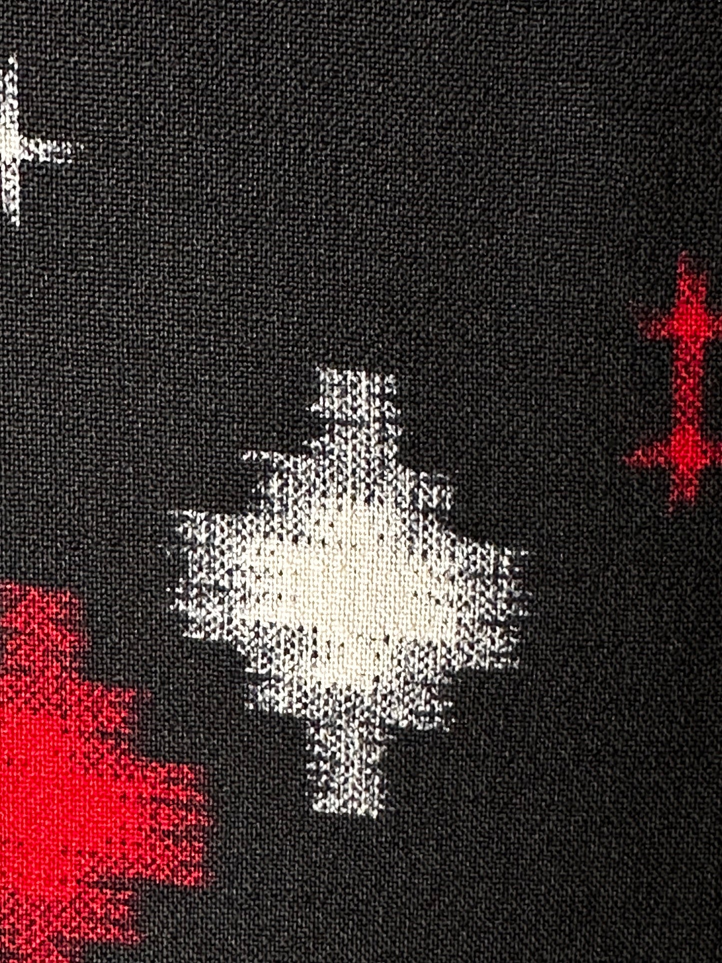 Kasuri Cross Vintage Haori & Kimono Set