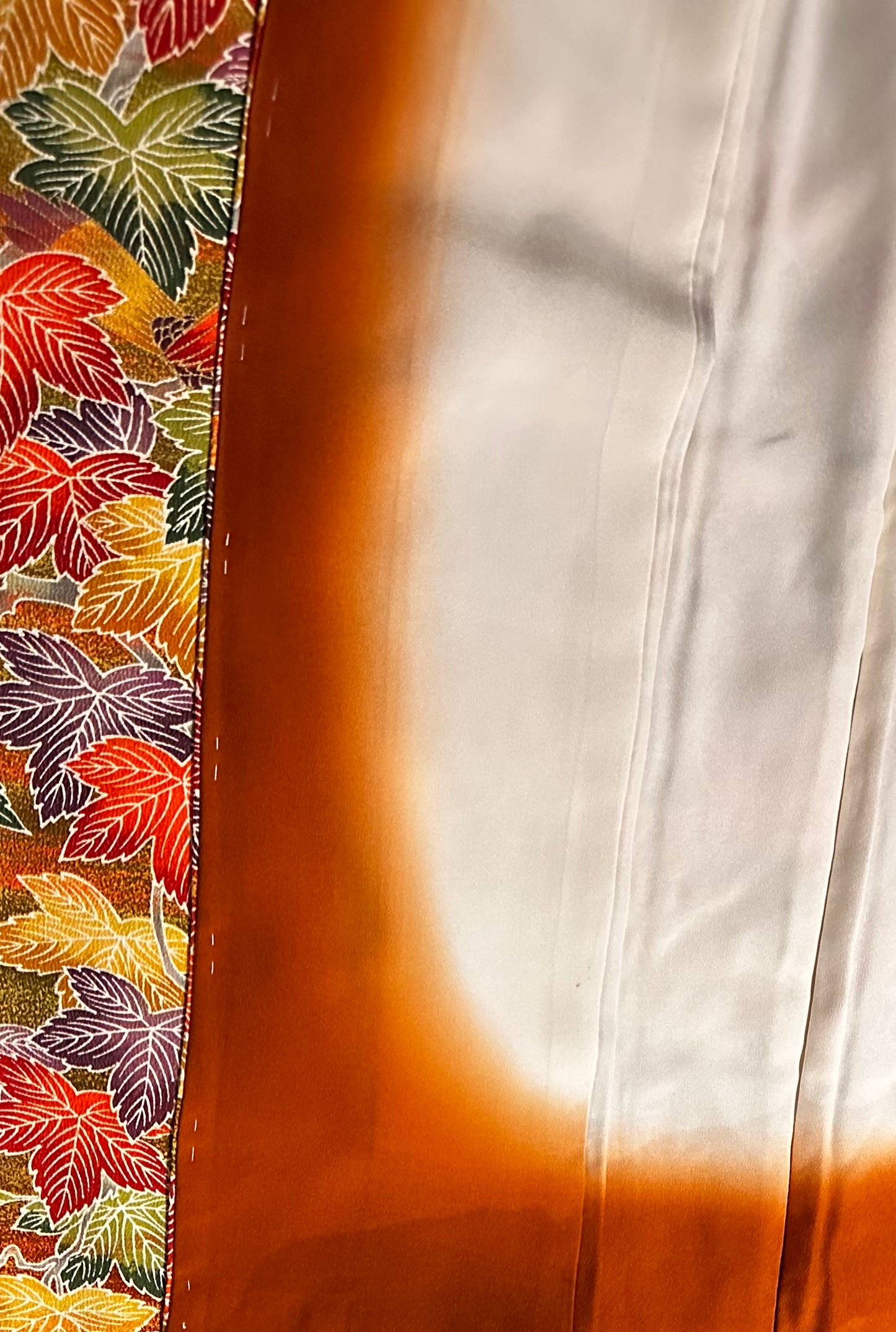 Vivid Autumn Komon Kimono