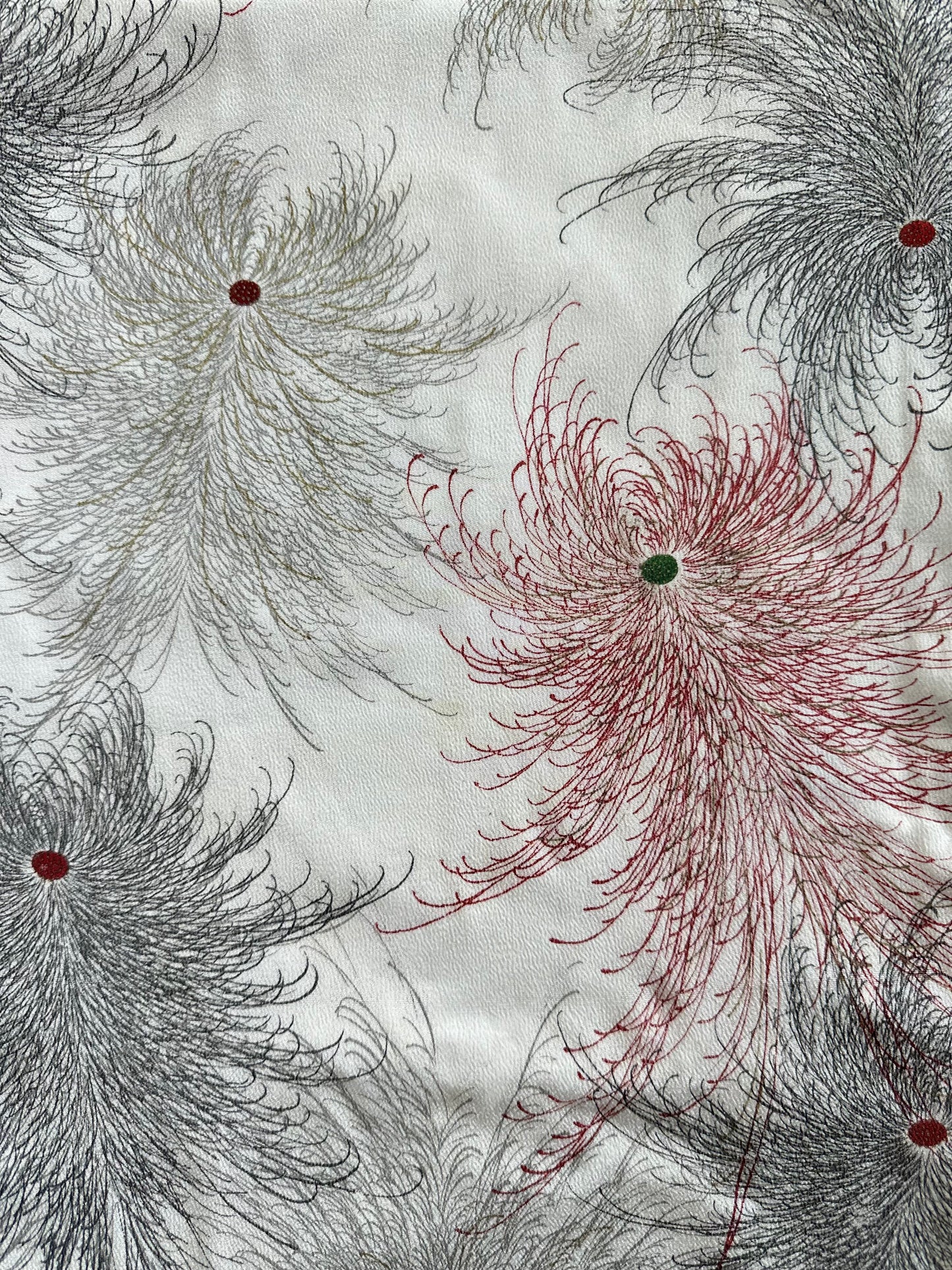 Haori Vintage cu Crizanteme Păianjen