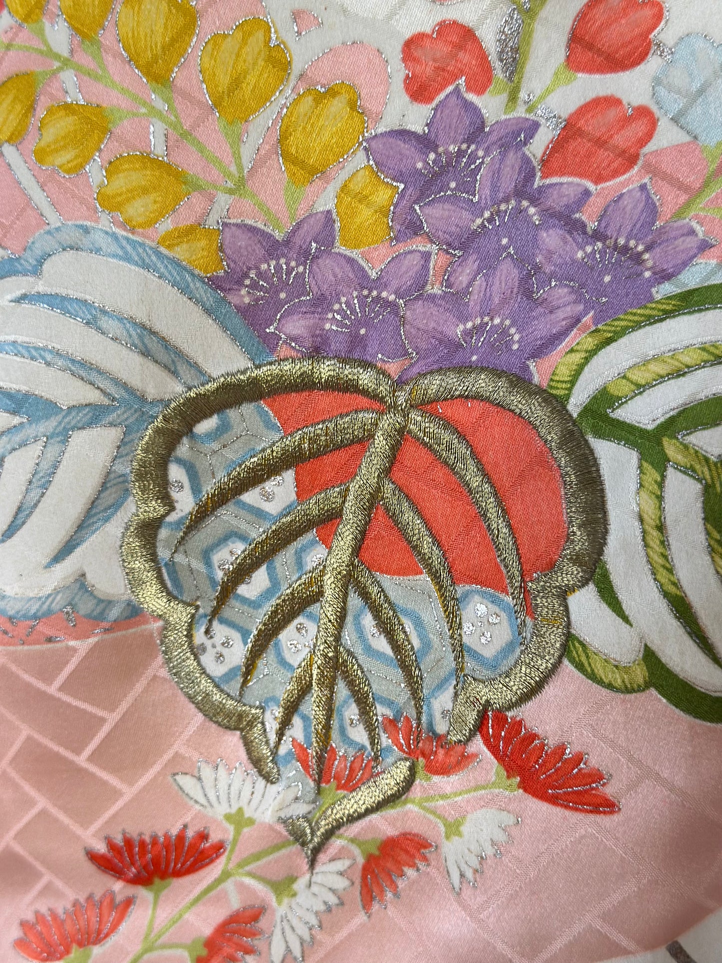Azure Bokashi Celebration Vintage Furisode