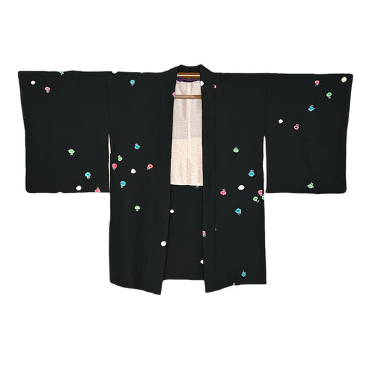 Vintage Shibori Flower Haori