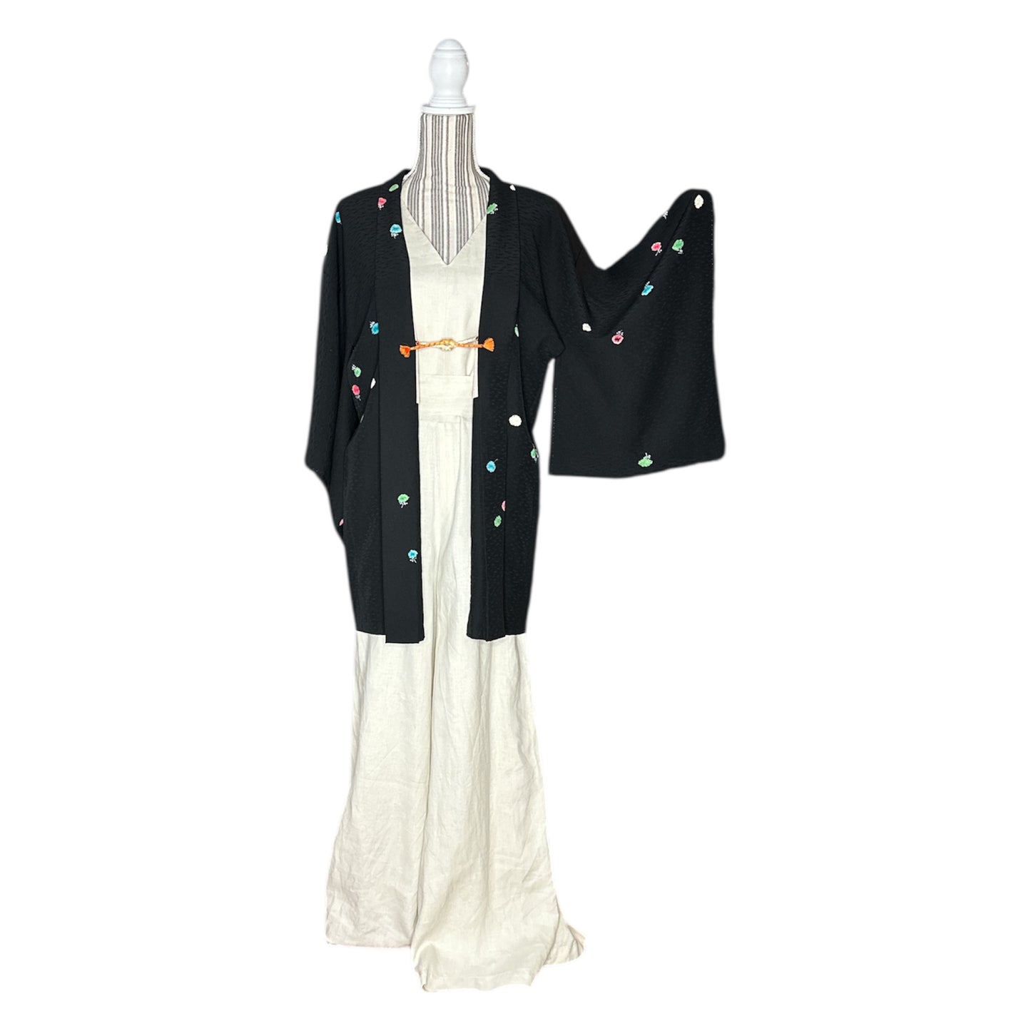 Vintage Shibori Flower Haori
