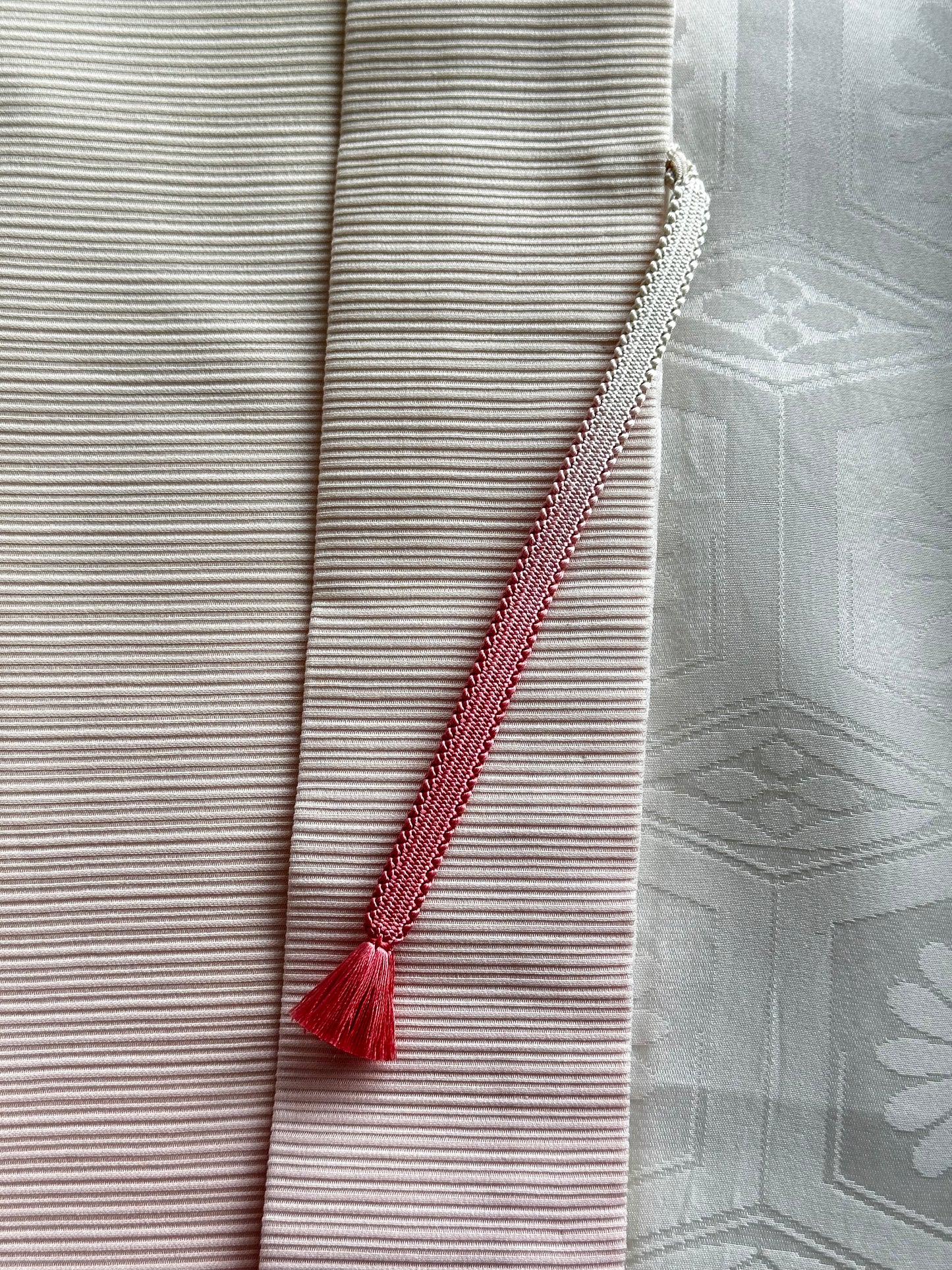 Helmi- ja pinkki gradienttikukkainen Haori