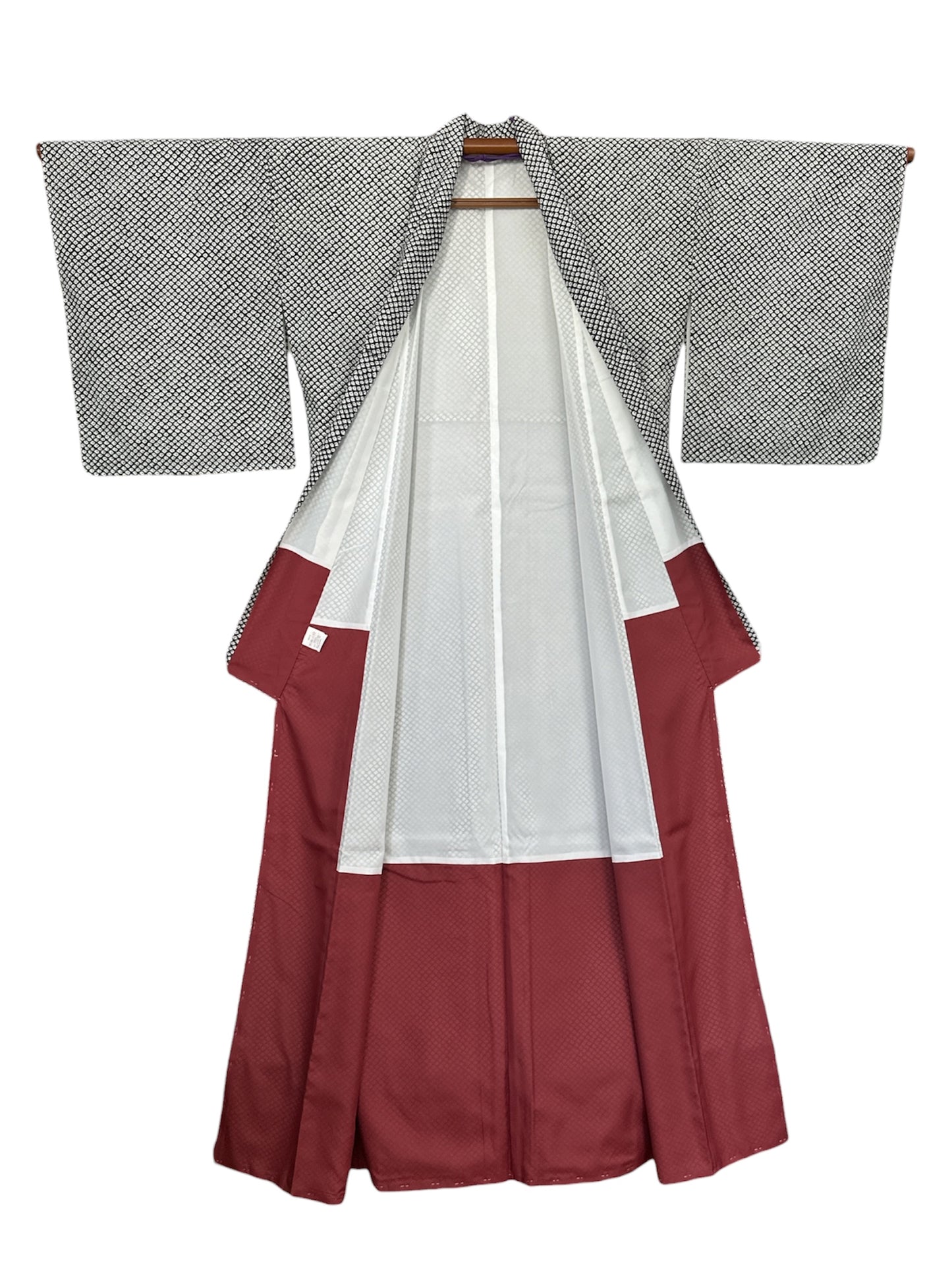 Shibori-Inspired Komon Kimono
