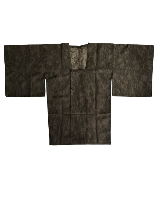 Vintage Summer Michiyuki – Brown Kikkō Weave