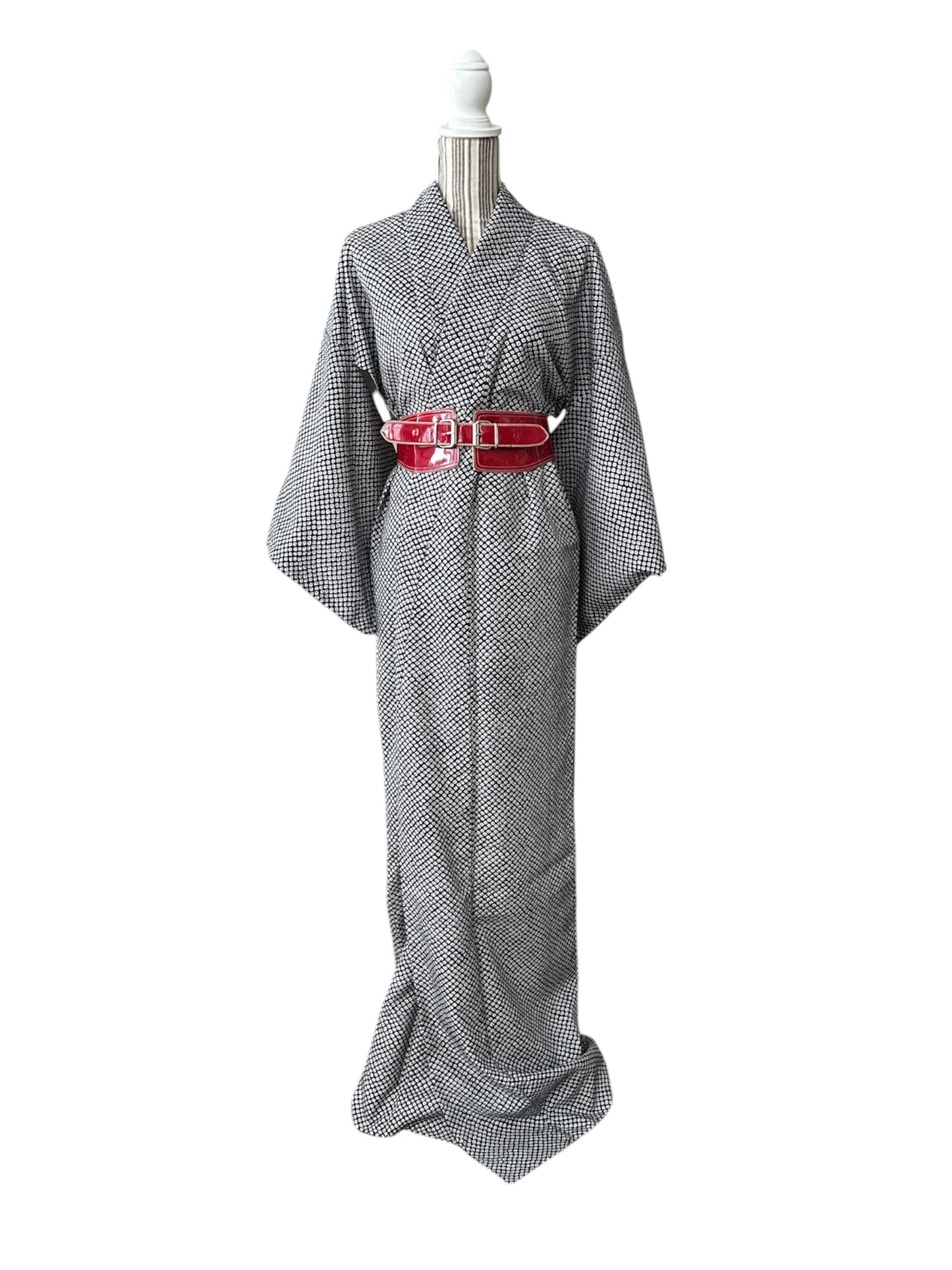 Shibori-Inspired Komon Kimono