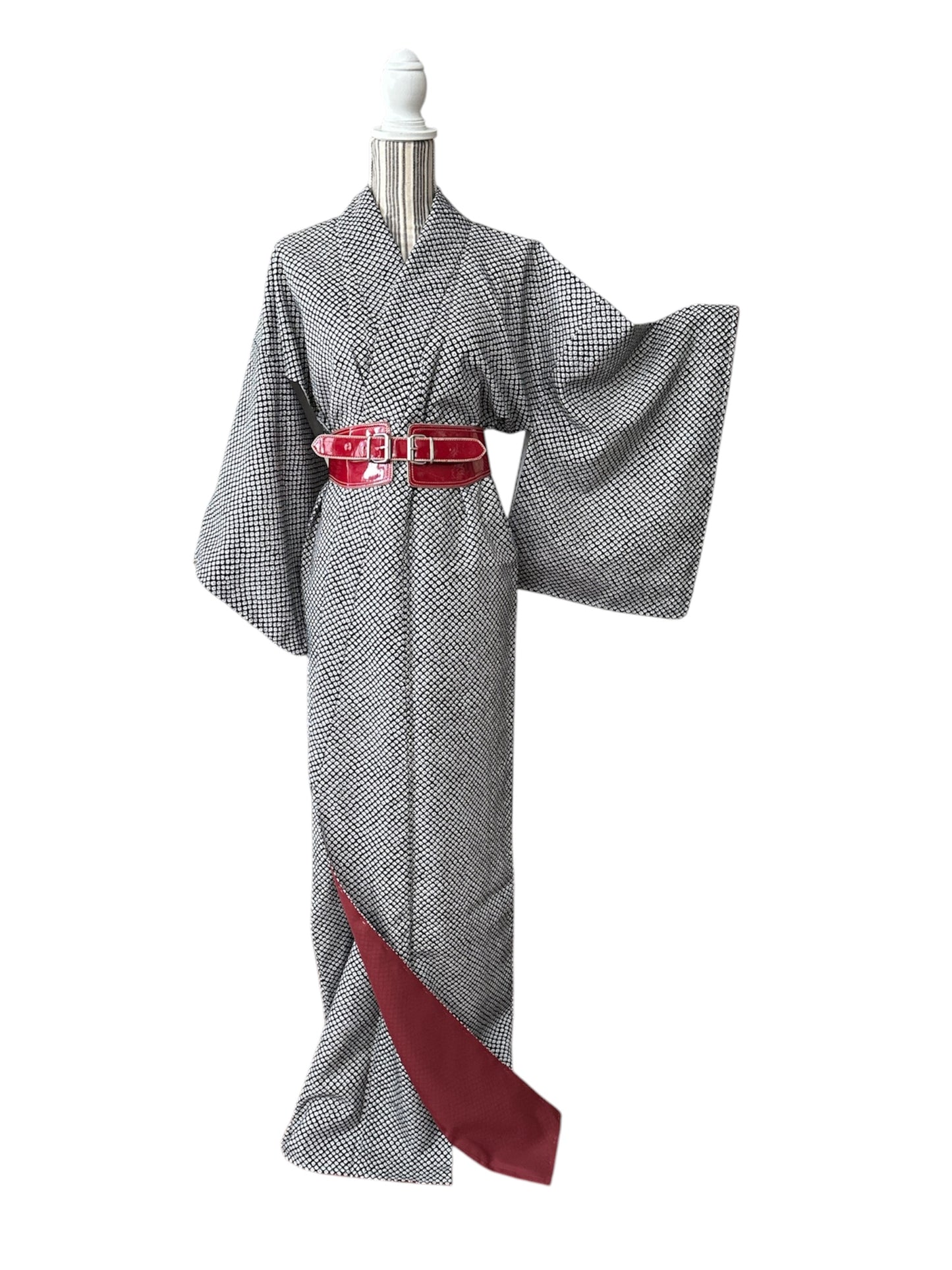 Shibori-Inspired Komon Kimono