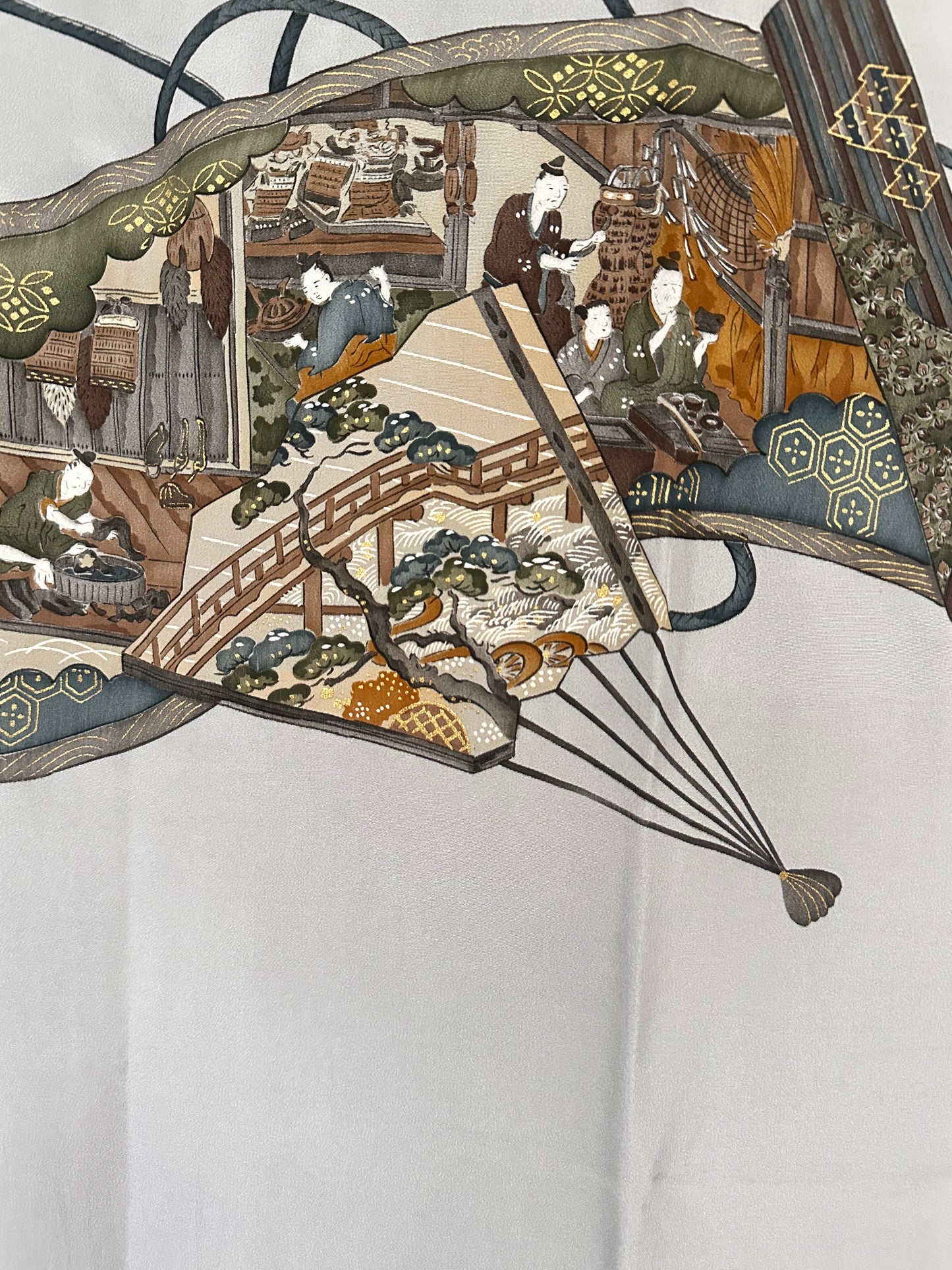 Handscroll Landscape Vintage Men’s Juban