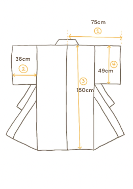 Miesten denimkimono – LL-koko