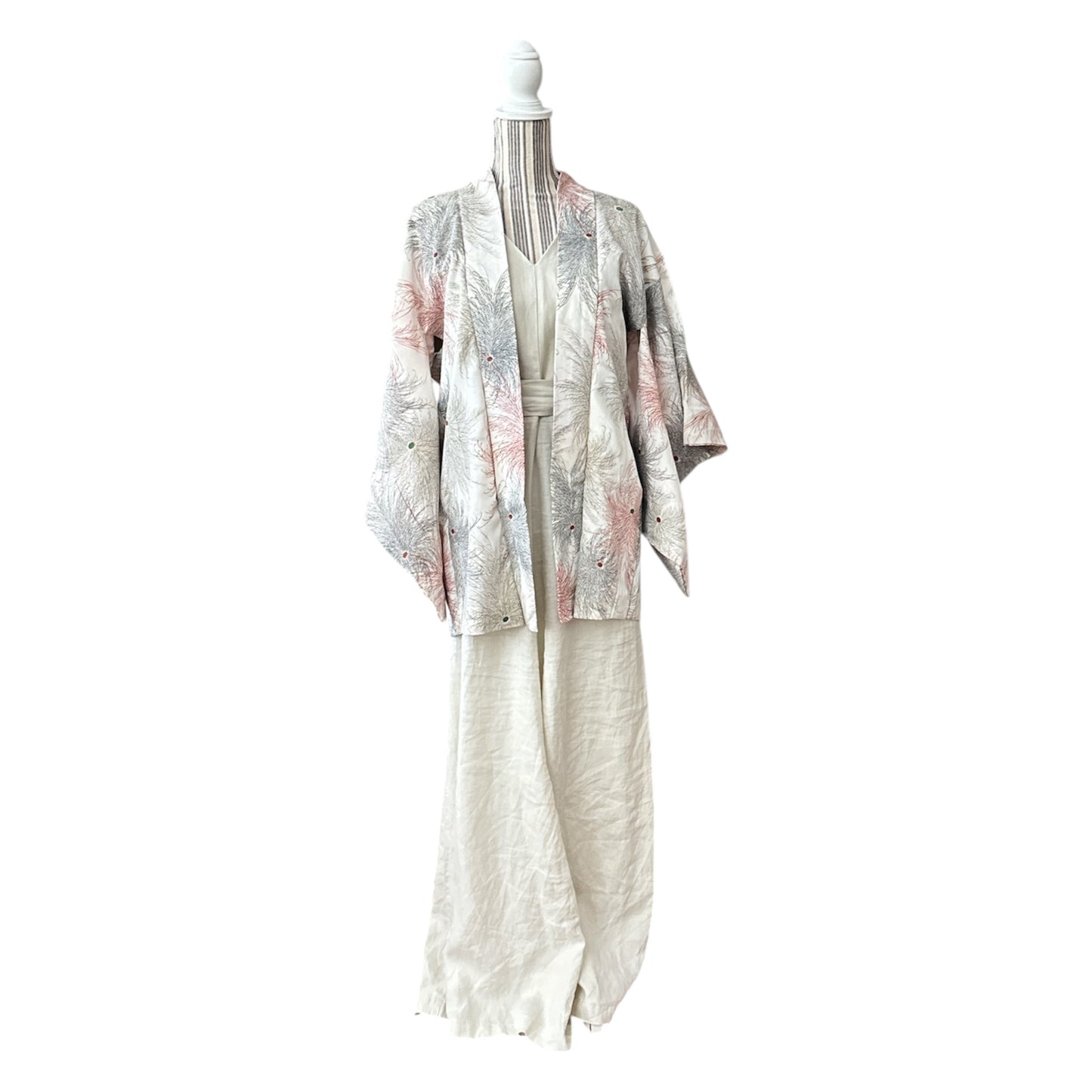 Haori Vintage cu Crizanteme Păianjen