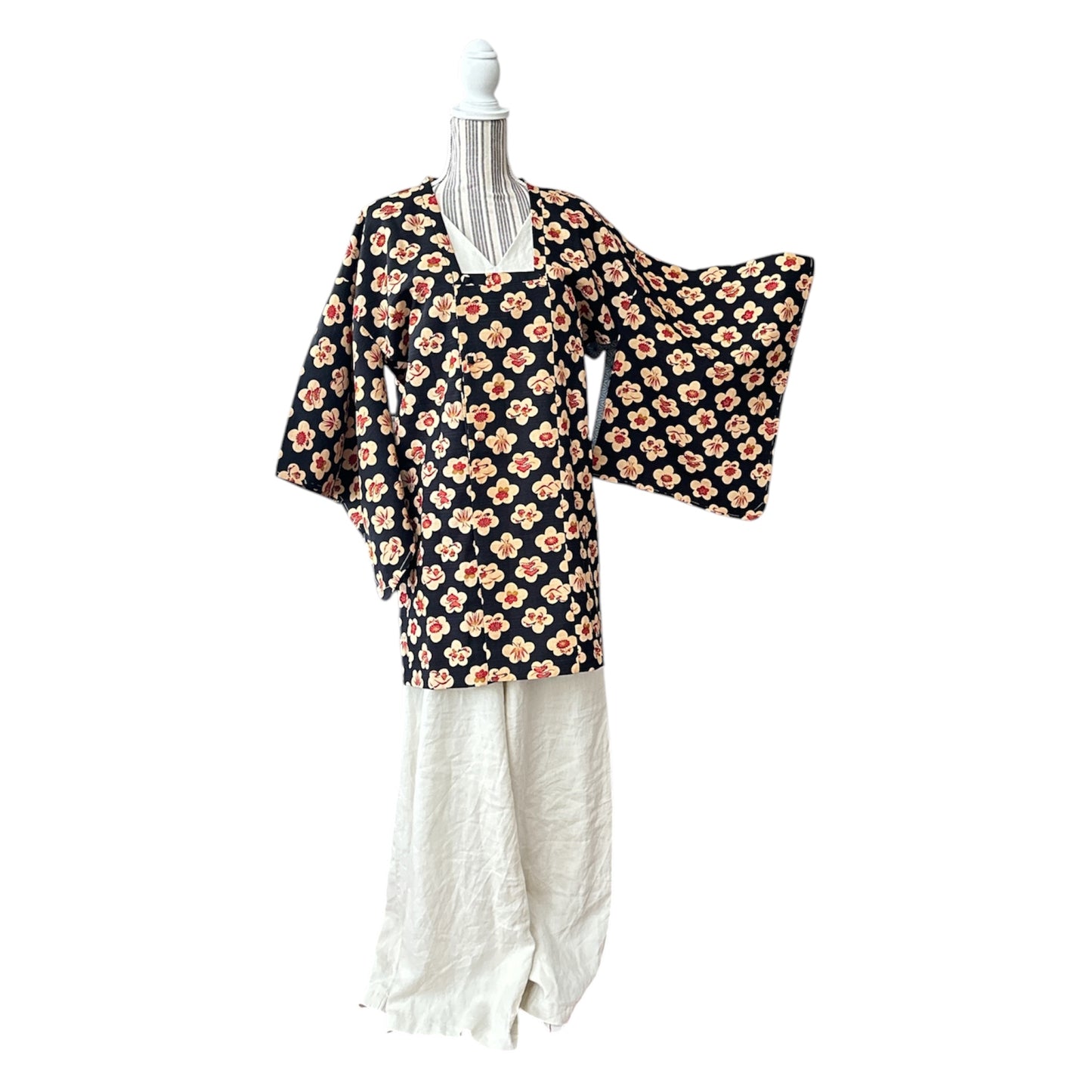 Michiyuki vintage de damă – Ume și motive de bun augur