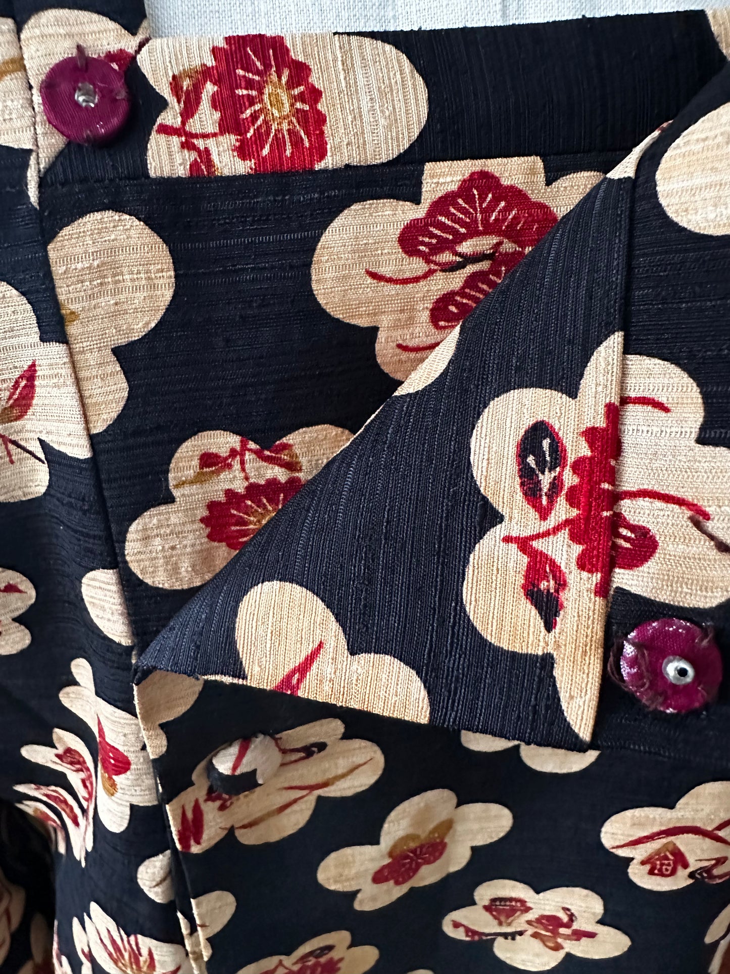 Michiyuki vintage de damă – Ume și motive de bun augur