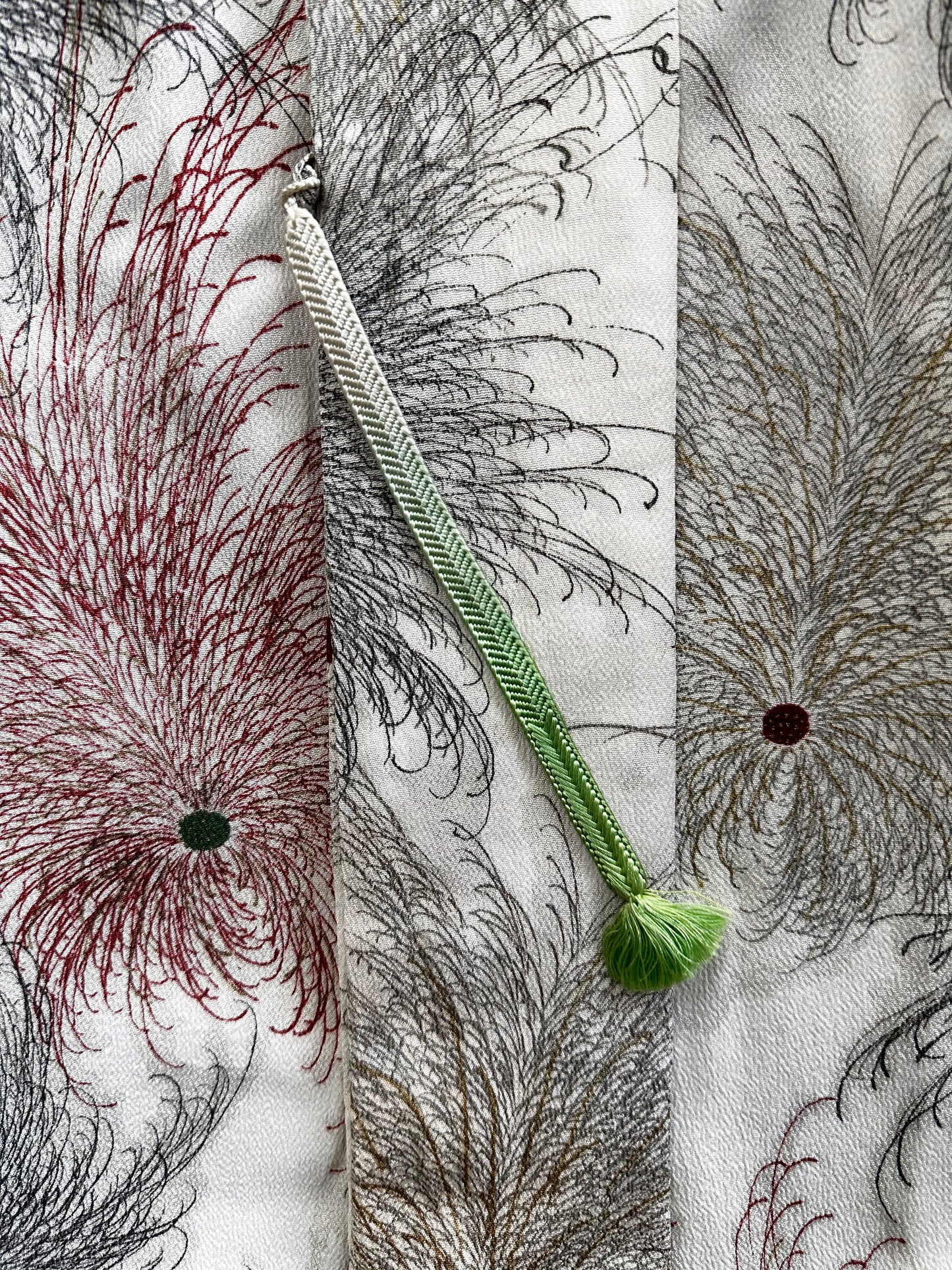 Haori Vintage cu Crizanteme Păianjen
