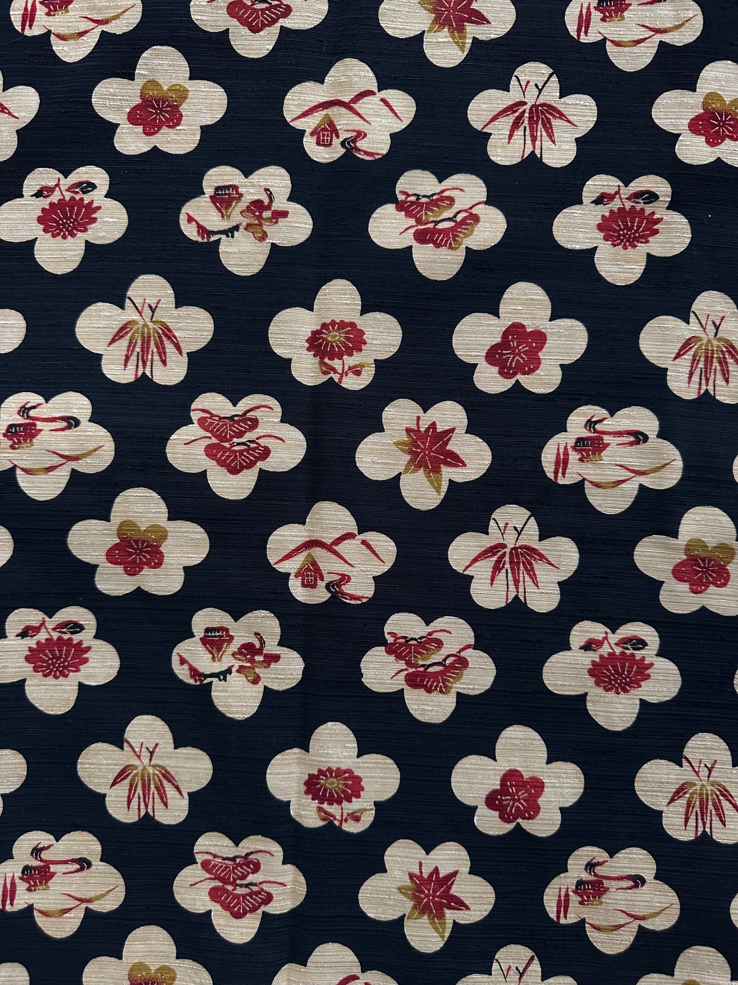Michiyuki vintage de damă – Ume și motive de bun augur