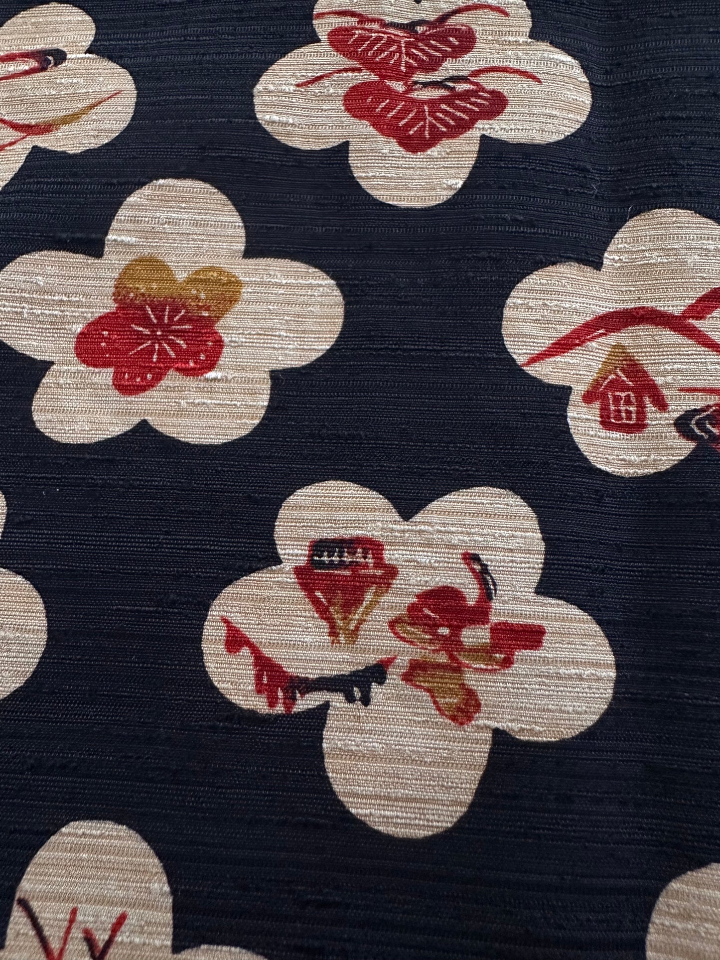 Michiyuki vintage de damă – Ume și motive de bun augur