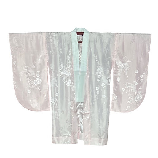 Pink Plum Blossom Furisode Juban – Size L