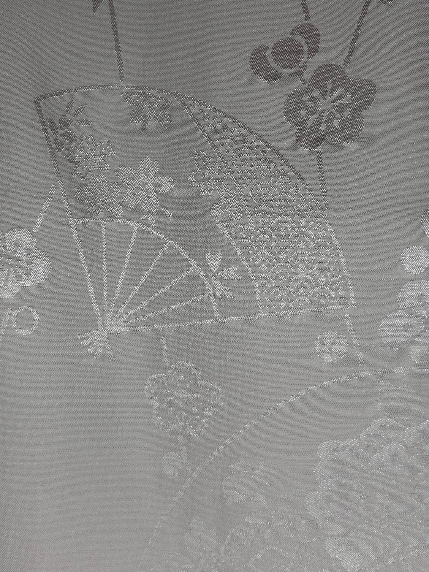 Pinkki luumunkukka-furisode-juban – Koko L