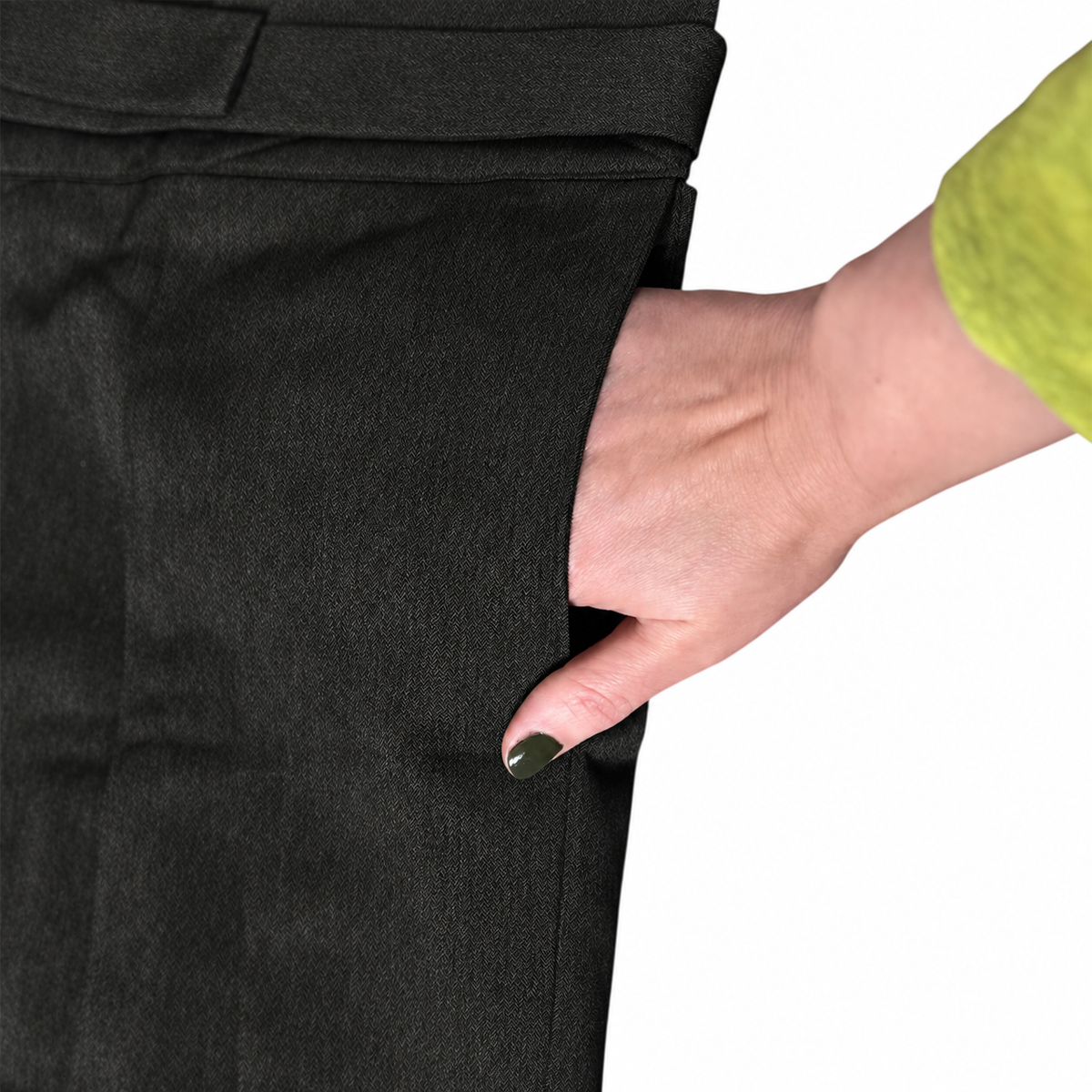Japanilaiset hakama-tyyliset työhousut – Musta