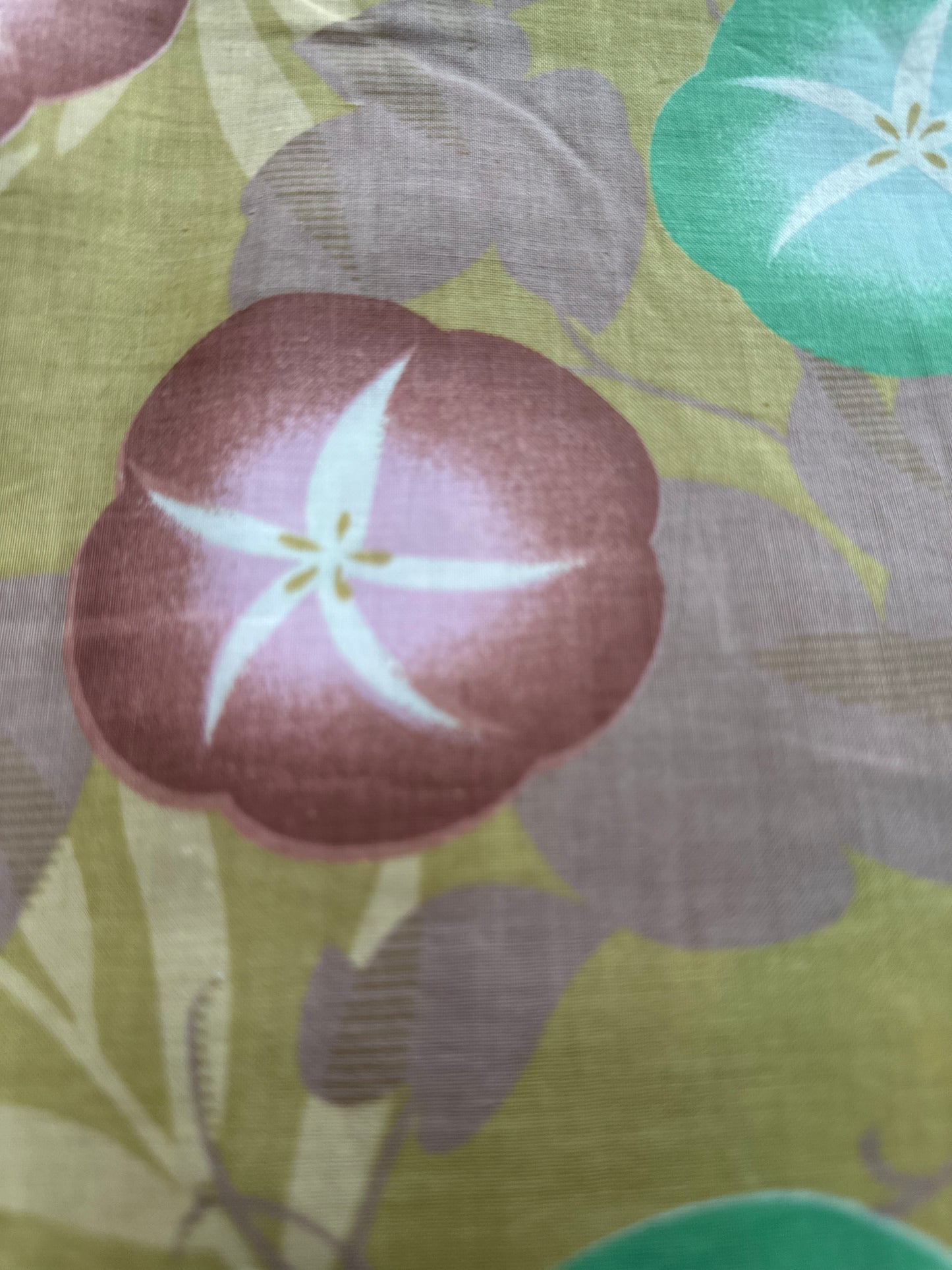 Mustard Yellow Asagao Yukata