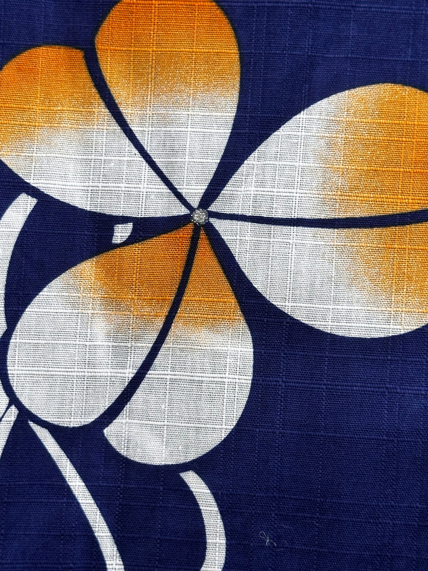 Yukata „Trifoi Norocos” cu detalii argintii