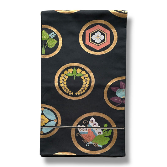 Black & Gold Zentsu Fukuro Obi