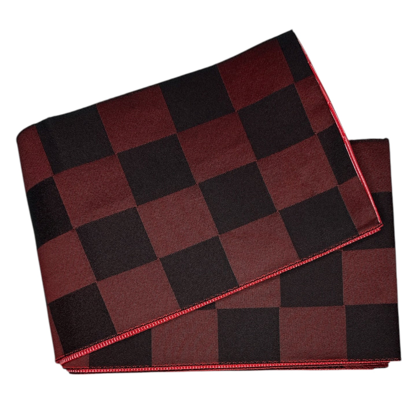 Ichimatsu Black & Red Hanhaba Obi